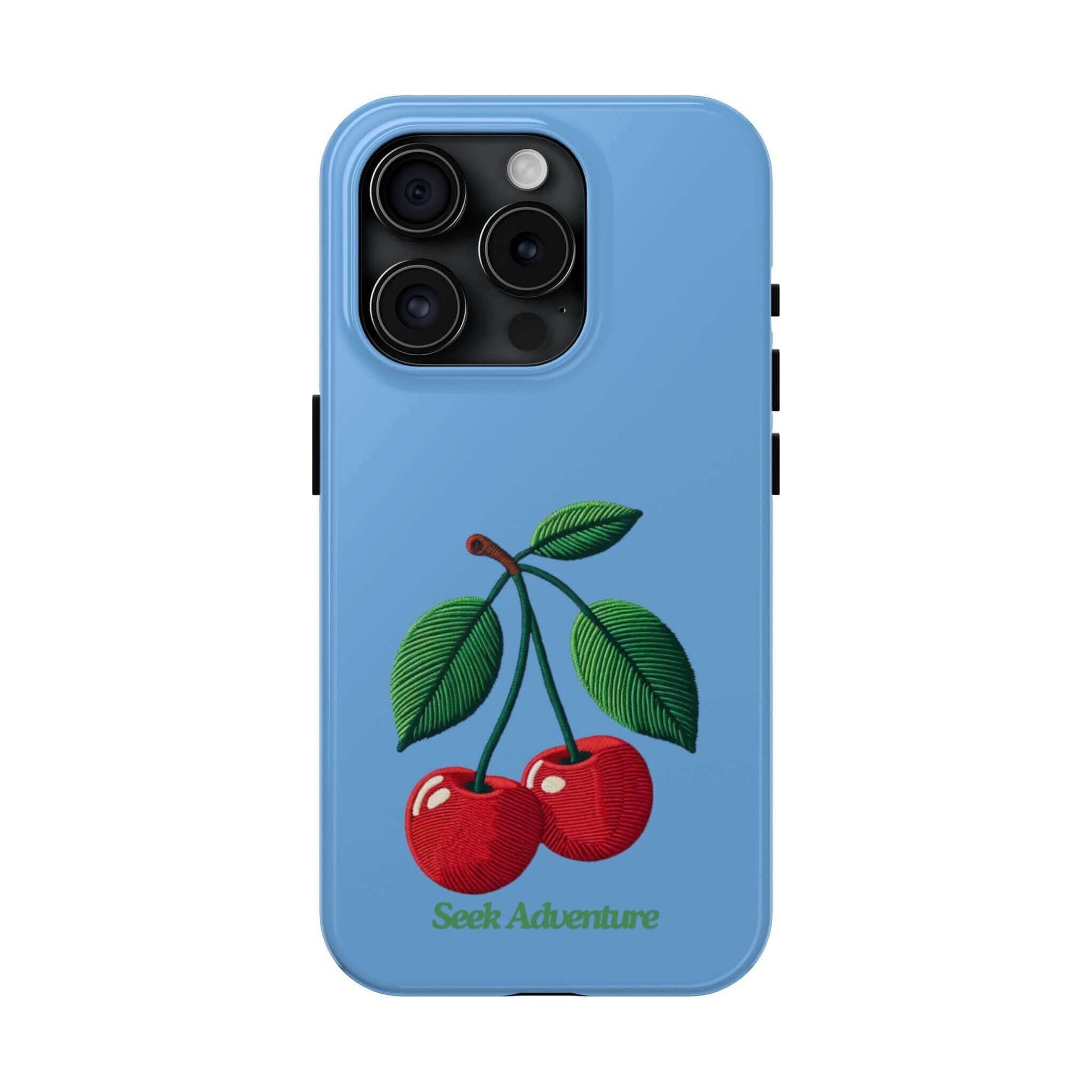 Two Cherries - Tough Phone Case - Phone Case by Seek Adventure | Seek Adventure'