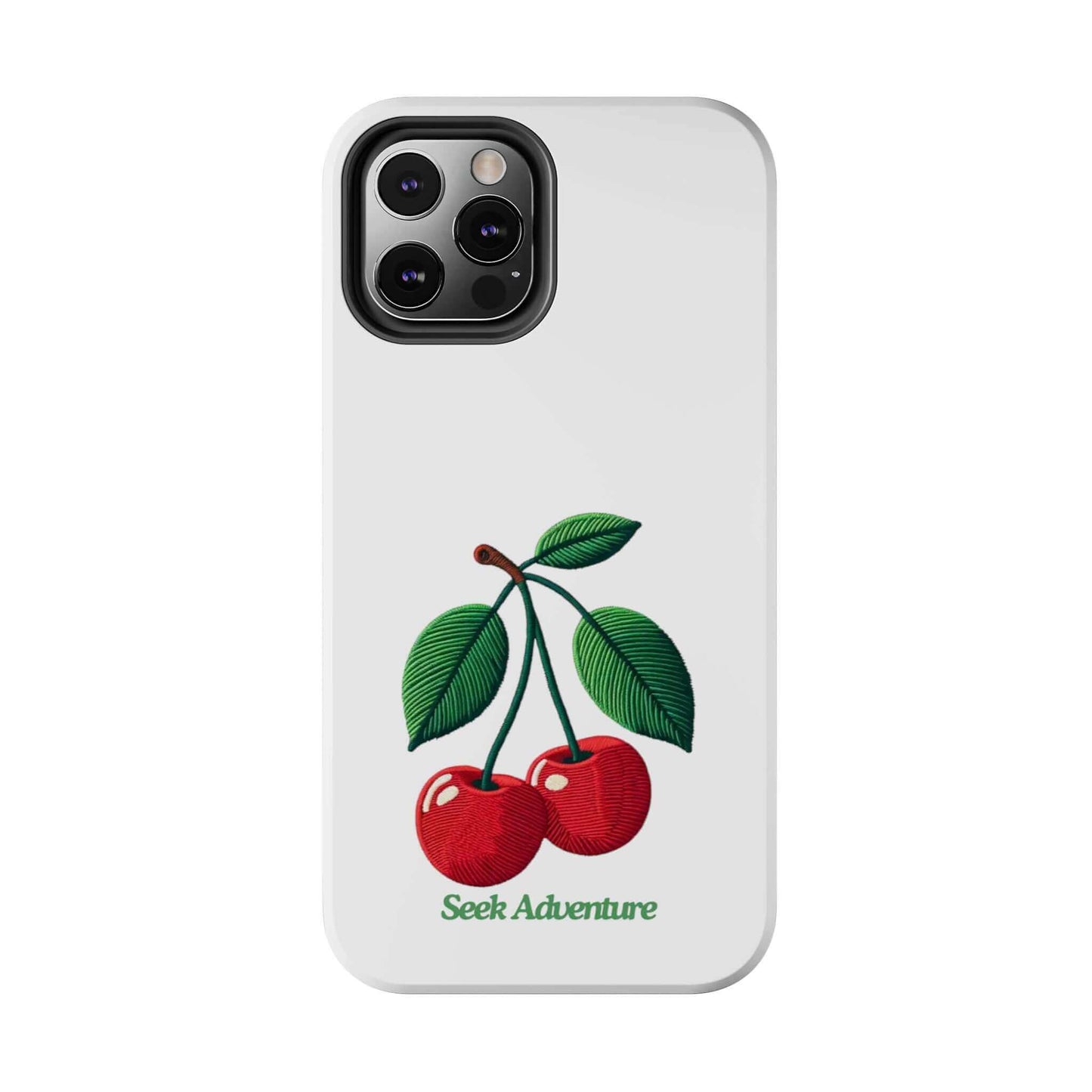 Two Cherries - Tough Phone Case - Phone Case by Seek Adventure | Seek Adventure'