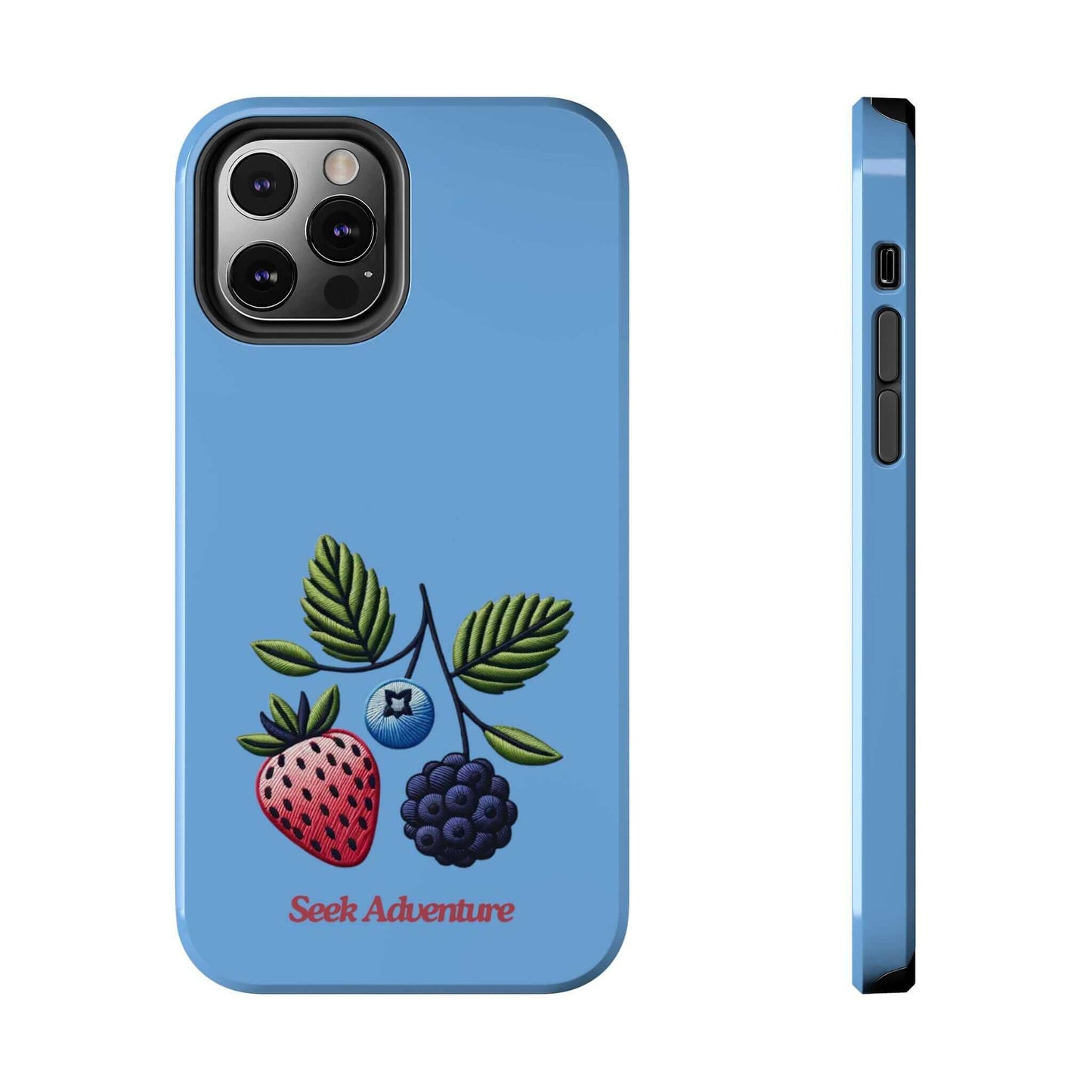 Strawberry, Blueberry, and Blackberry - Tough Phone Cases - Phone Case by Seek Adventure | Seek Adventure'