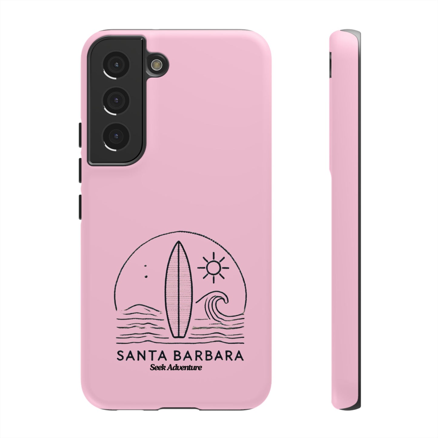 Santa Barbara California Surfboard - Tough Case