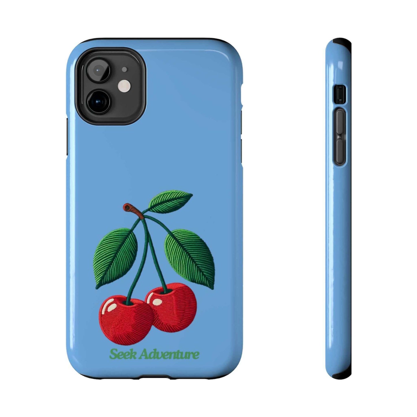 Two Cherries - Tough Phone Case - Phone Case by Seek Adventure | Seek Adventure'