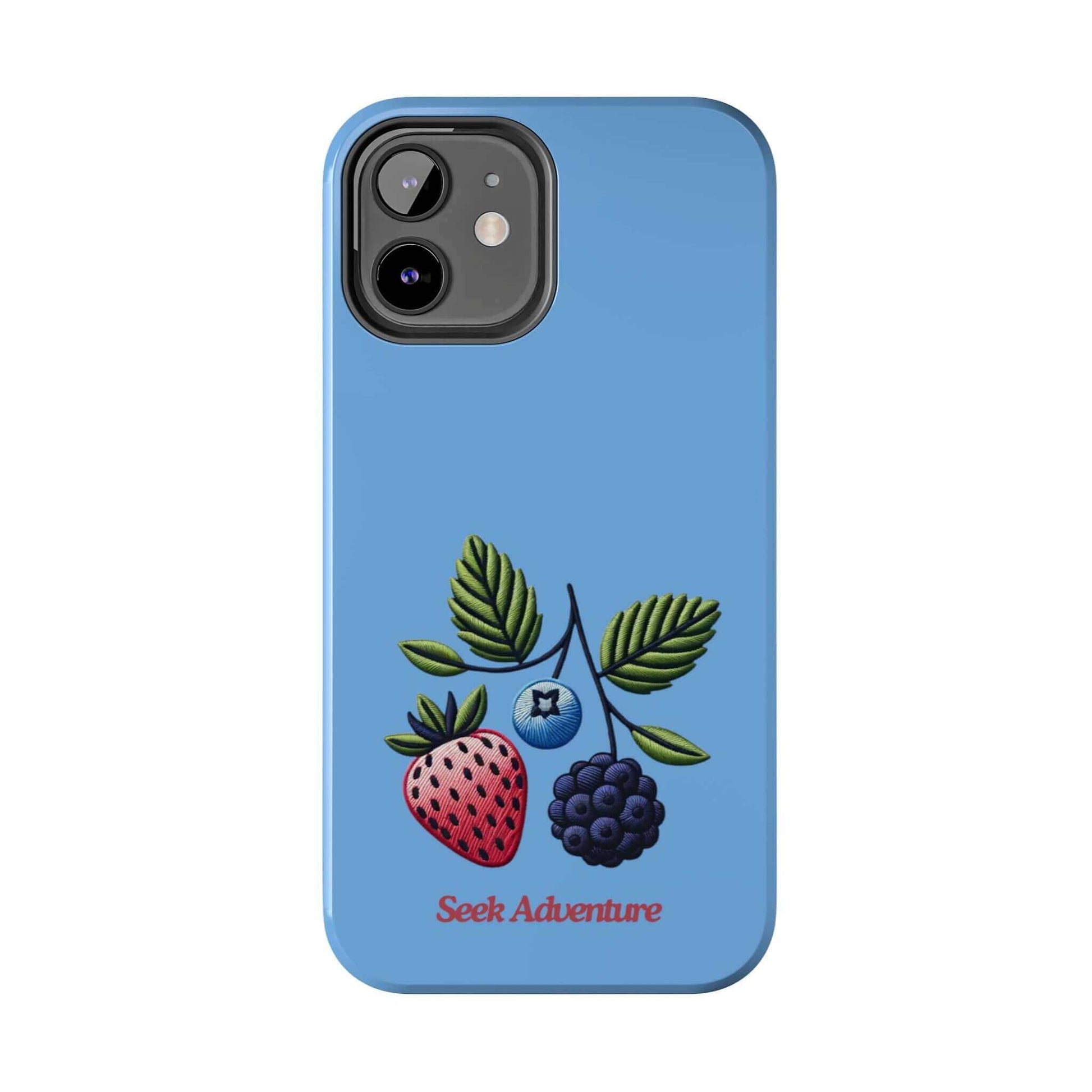 Strawberry, Blueberry, and Blackberry - Tough Phone Cases - Phone Case by Seek Adventure | Seek Adventure'