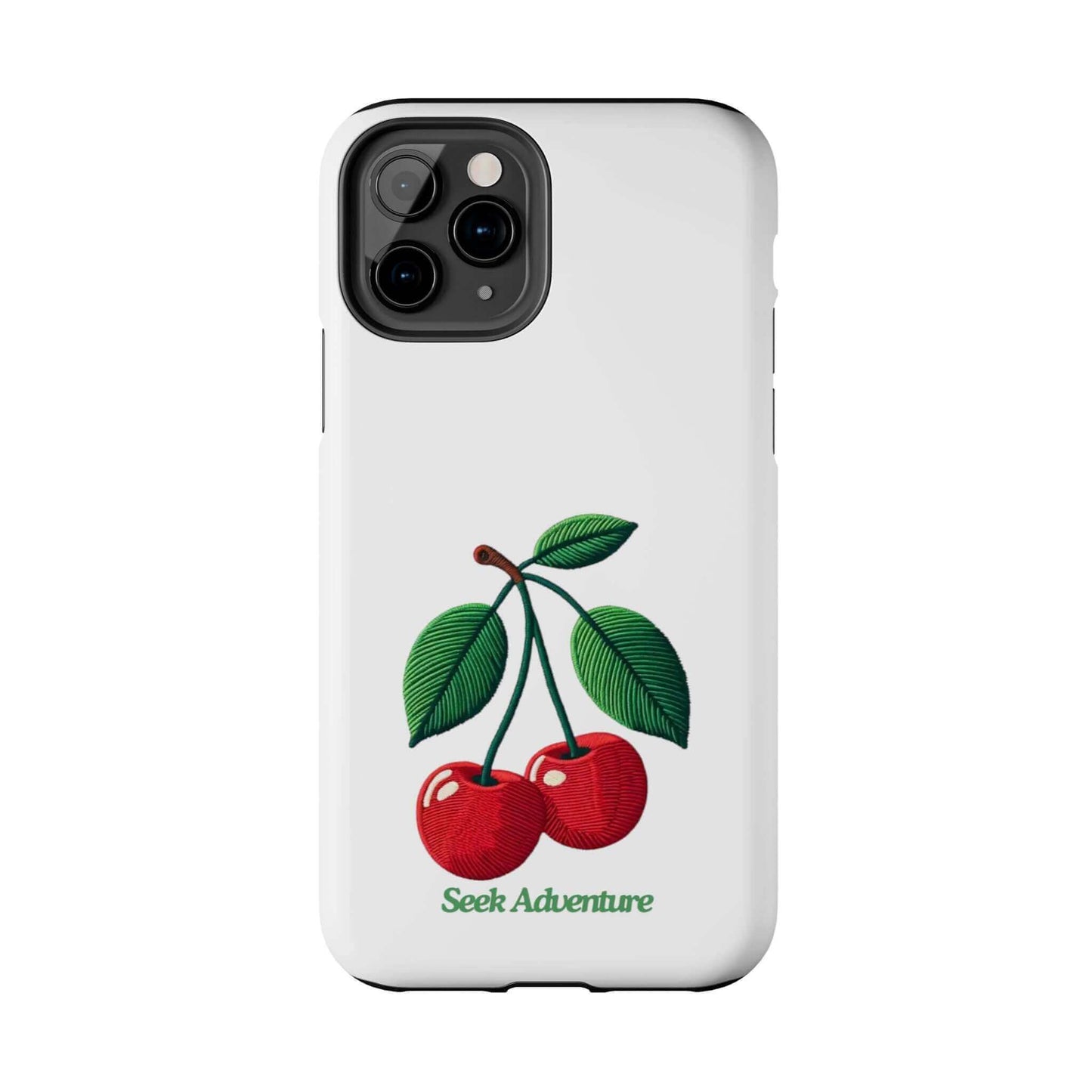 Two Cherries - Tough Phone Case - Phone Case by Seek Adventure | Seek Adventure'