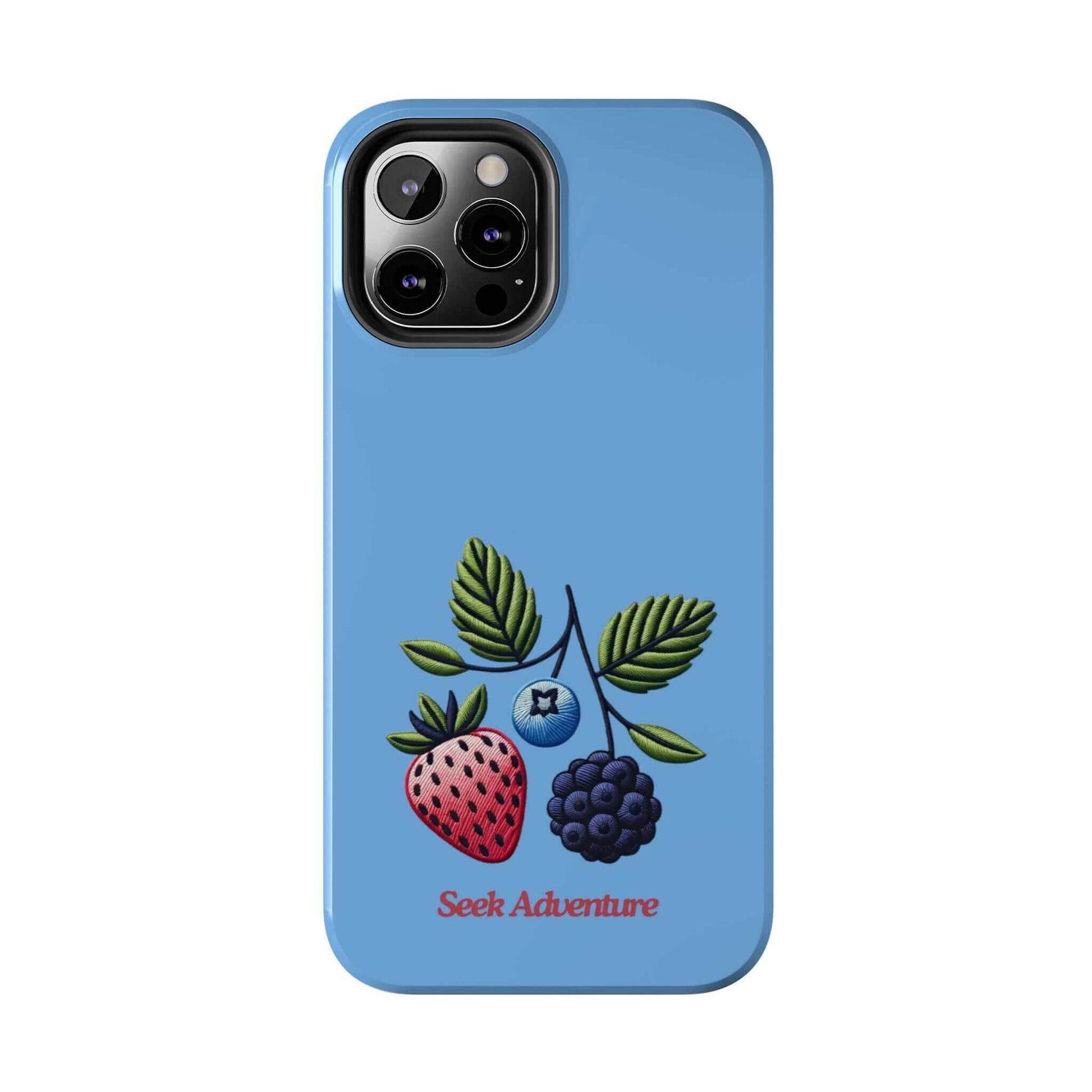 Strawberry, Blueberry, and Blackberry - Tough Phone Cases - Phone Case by Seek Adventure | Seek Adventure'