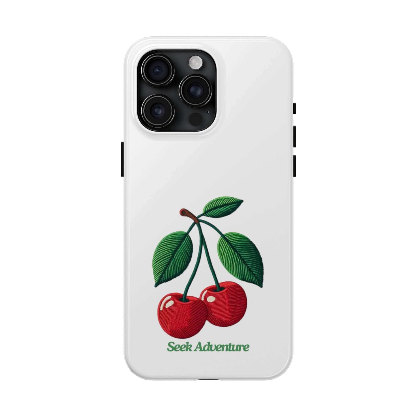 Two Cherries - Tough Phone Case - Phone Case by Seek Adventure | Seek Adventure'