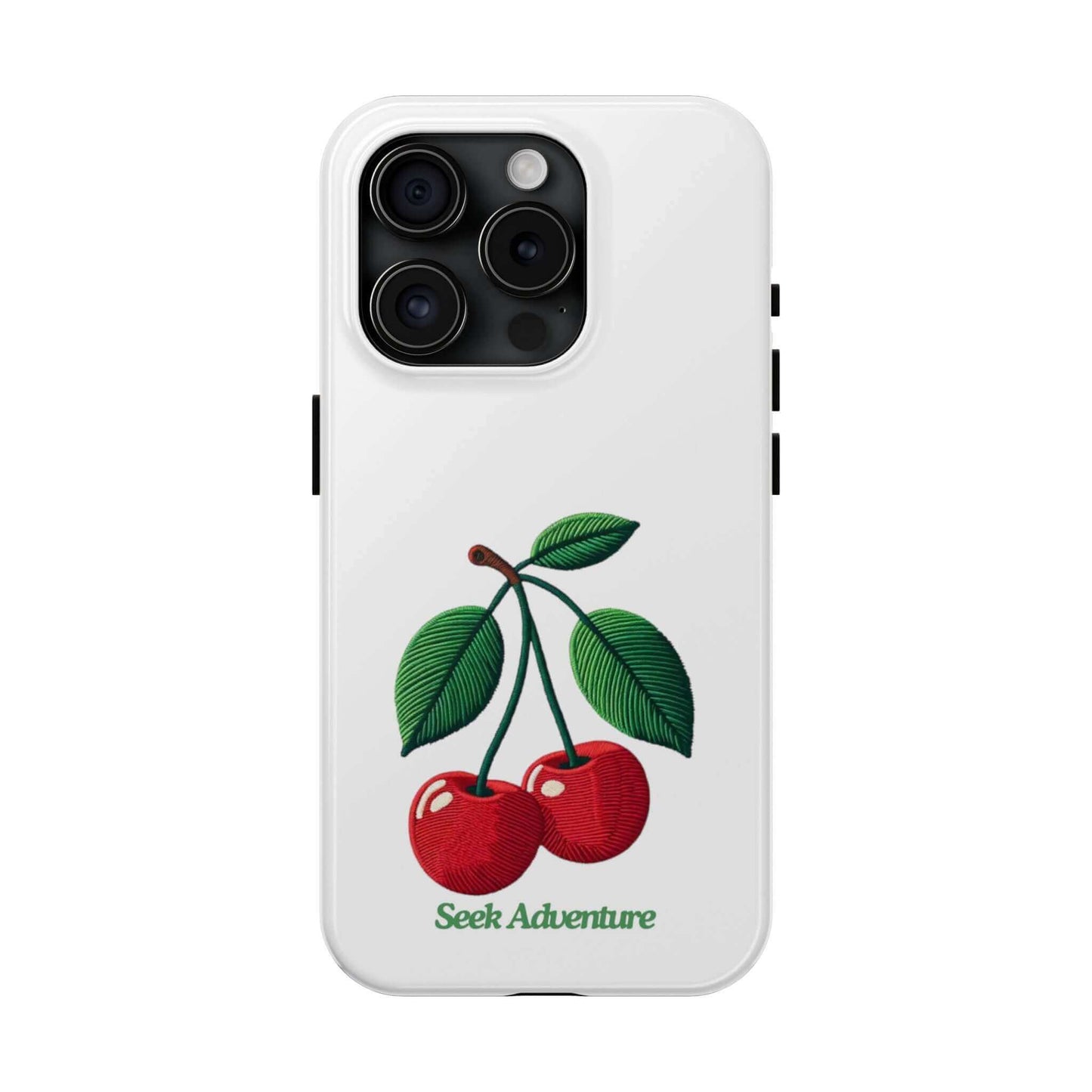 Two Cherries - Tough Phone Case - Phone Case by Seek Adventure | Seek Adventure'