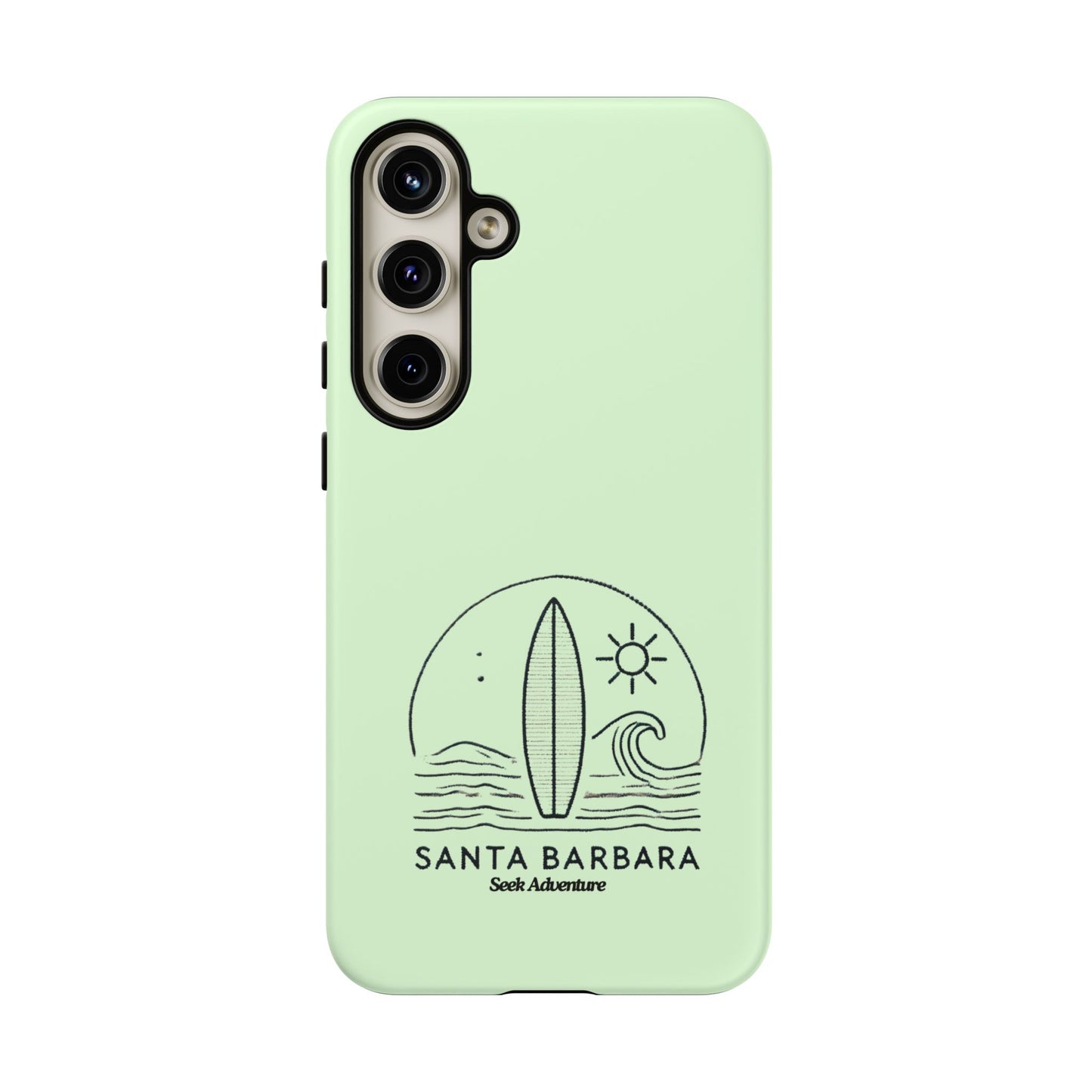 Santa Barbara California Surfboard - Tough Case