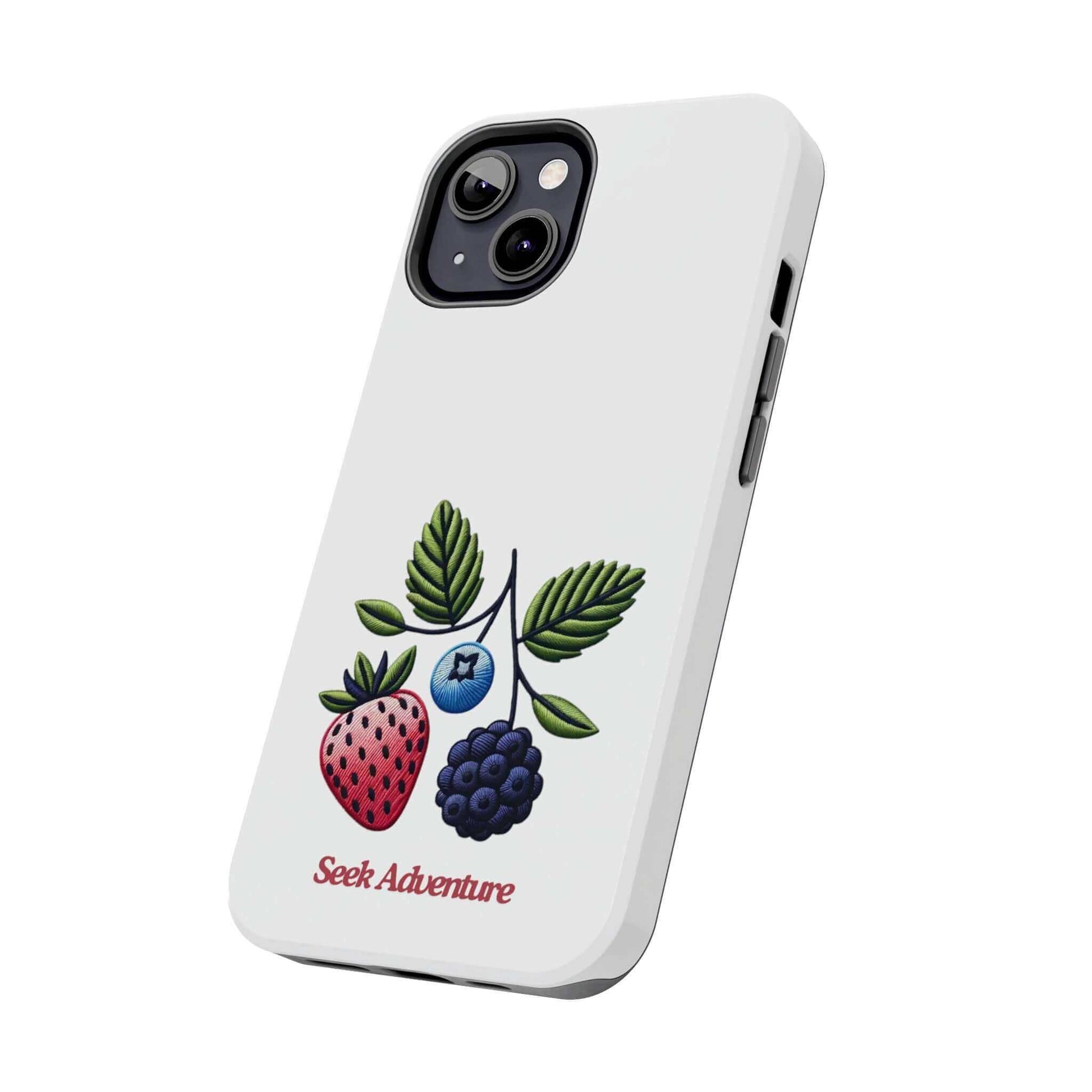 Strawberry, Blueberry, and Blackberry - Tough Phone Cases - Phone Case by Seek Adventure | Seek Adventure'