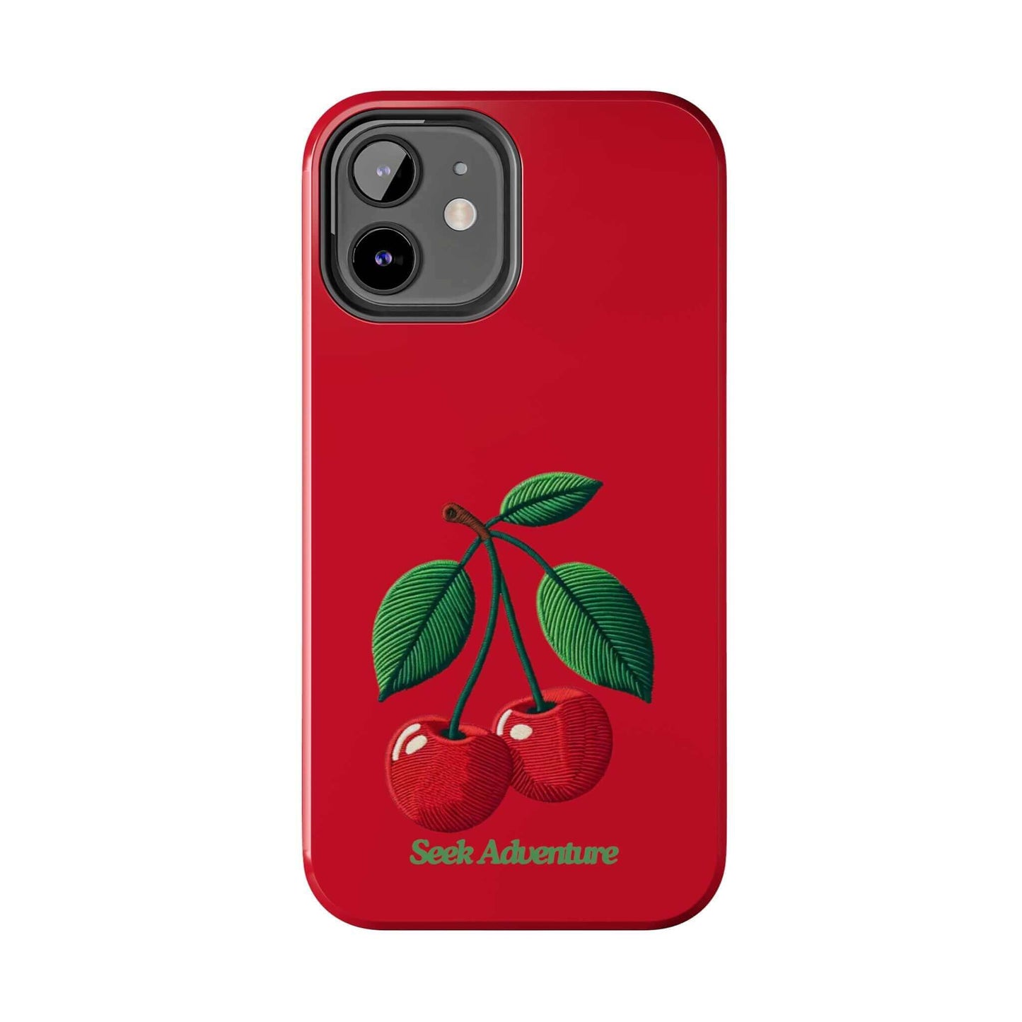 Two Cherries - Tough Phone Case - Phone Case by Seek Adventure | Seek Adventure'