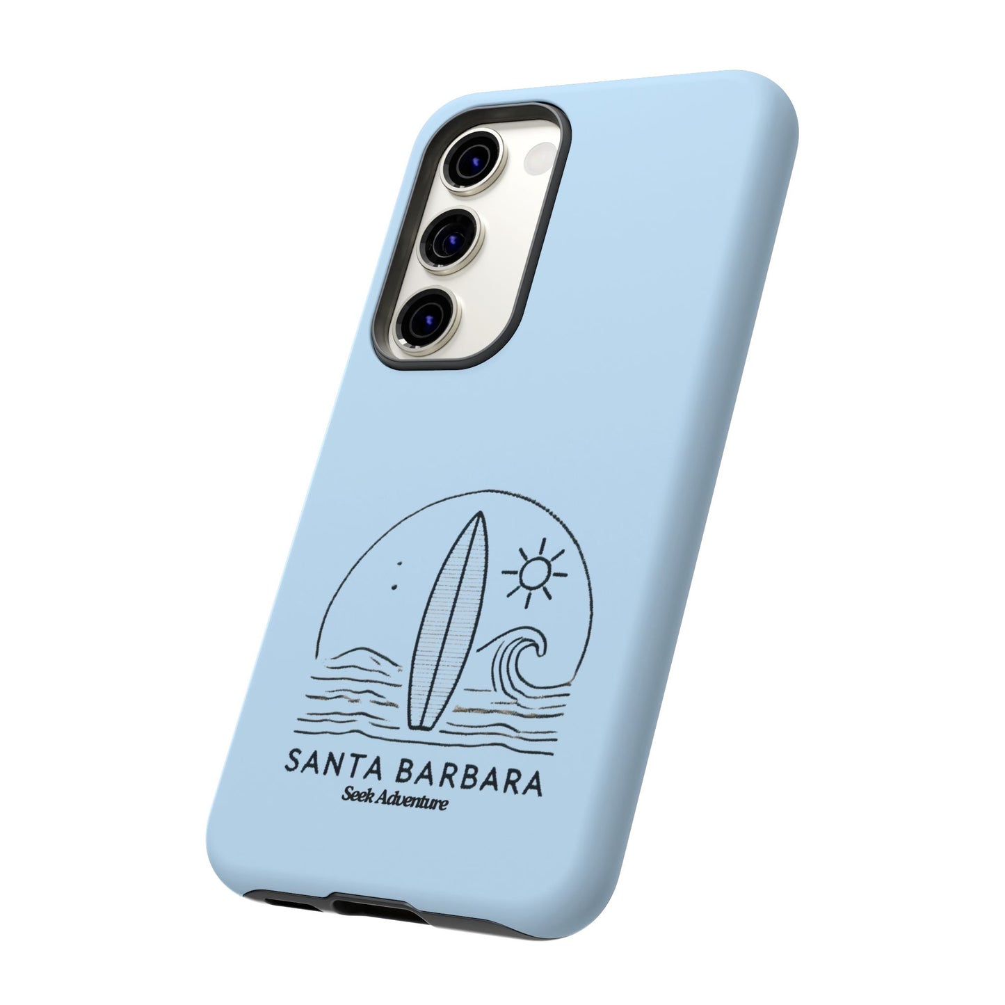 Santa Barbara California Surfboard - Tough Case