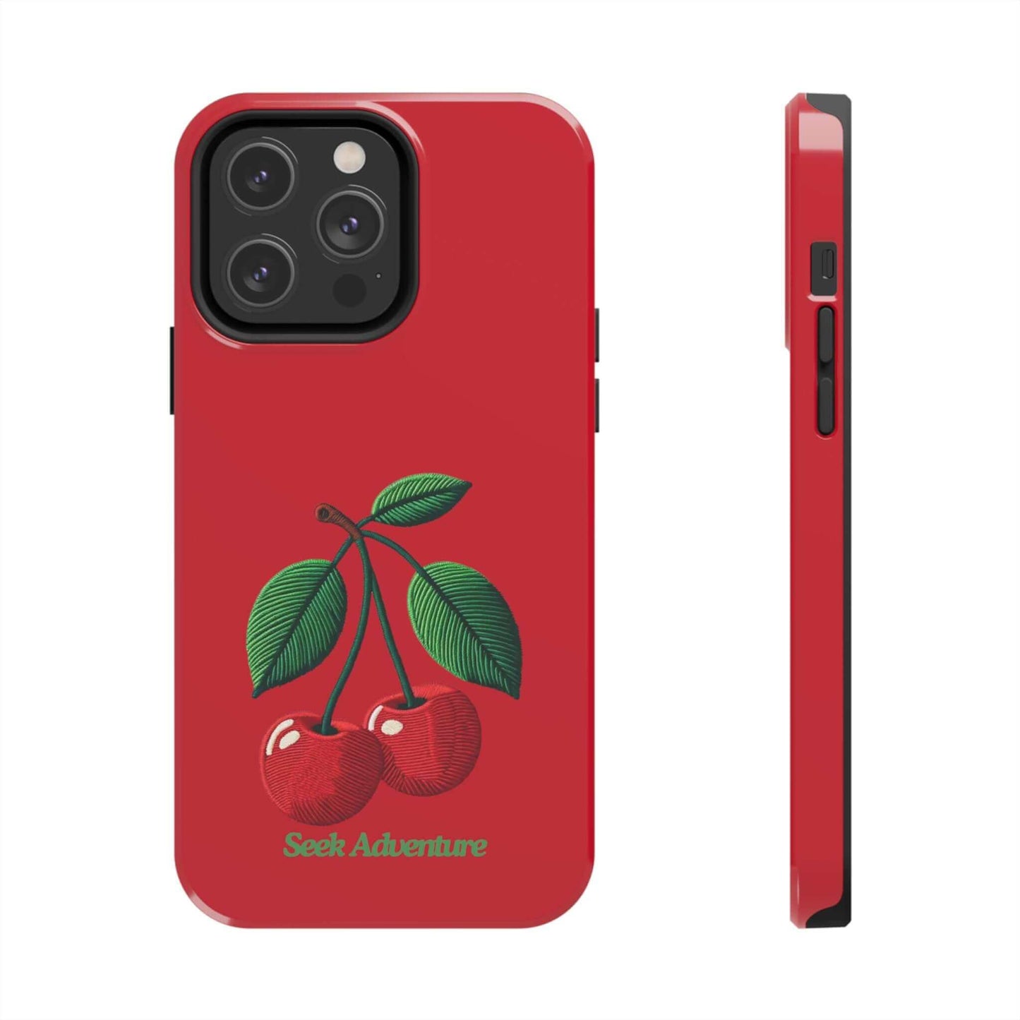 Two Cherries - Tough Phone Case - Phone Case by Seek Adventure | Seek Adventure'