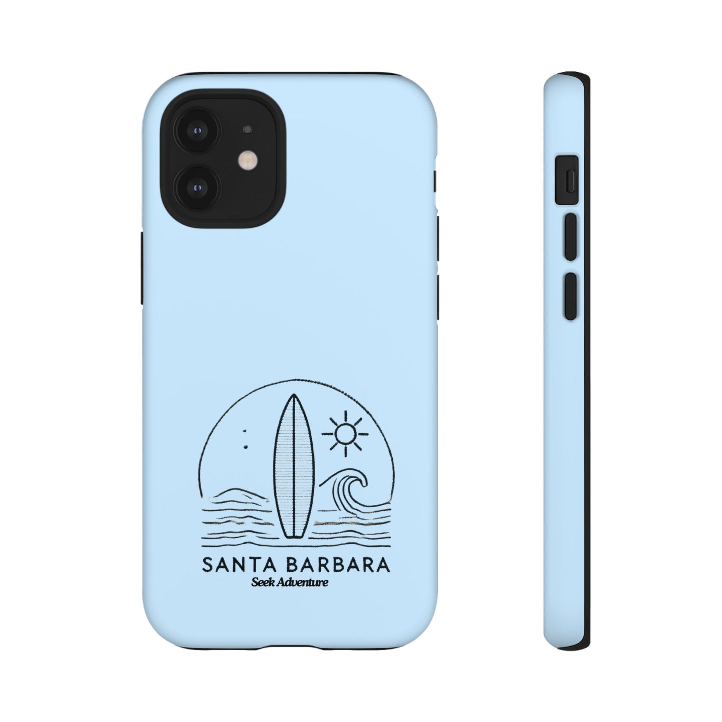 Santa Barbara California Surfboard - Tough Case