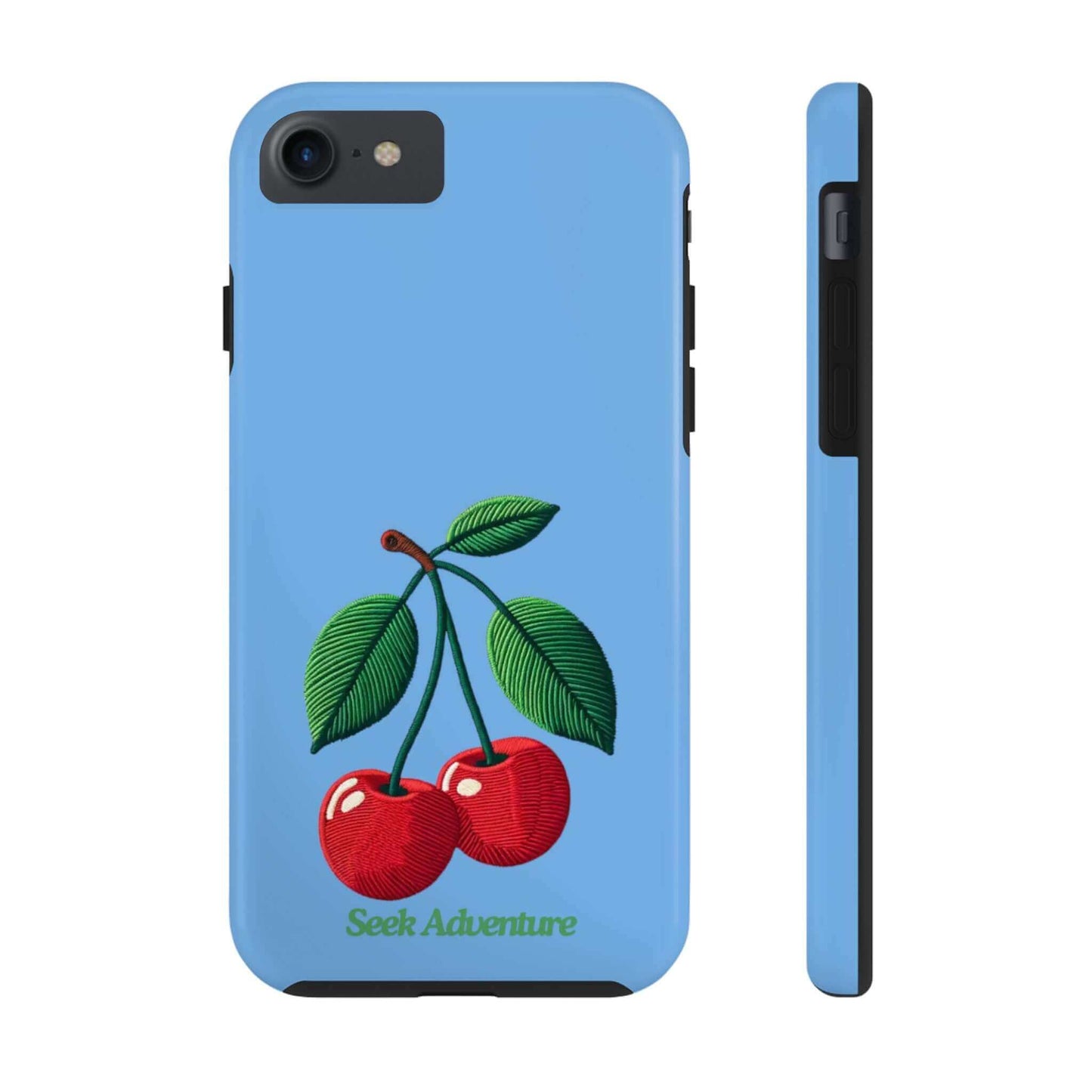 Two Cherries - Tough Phone Case - Phone Case by Seek Adventure | Seek Adventure'