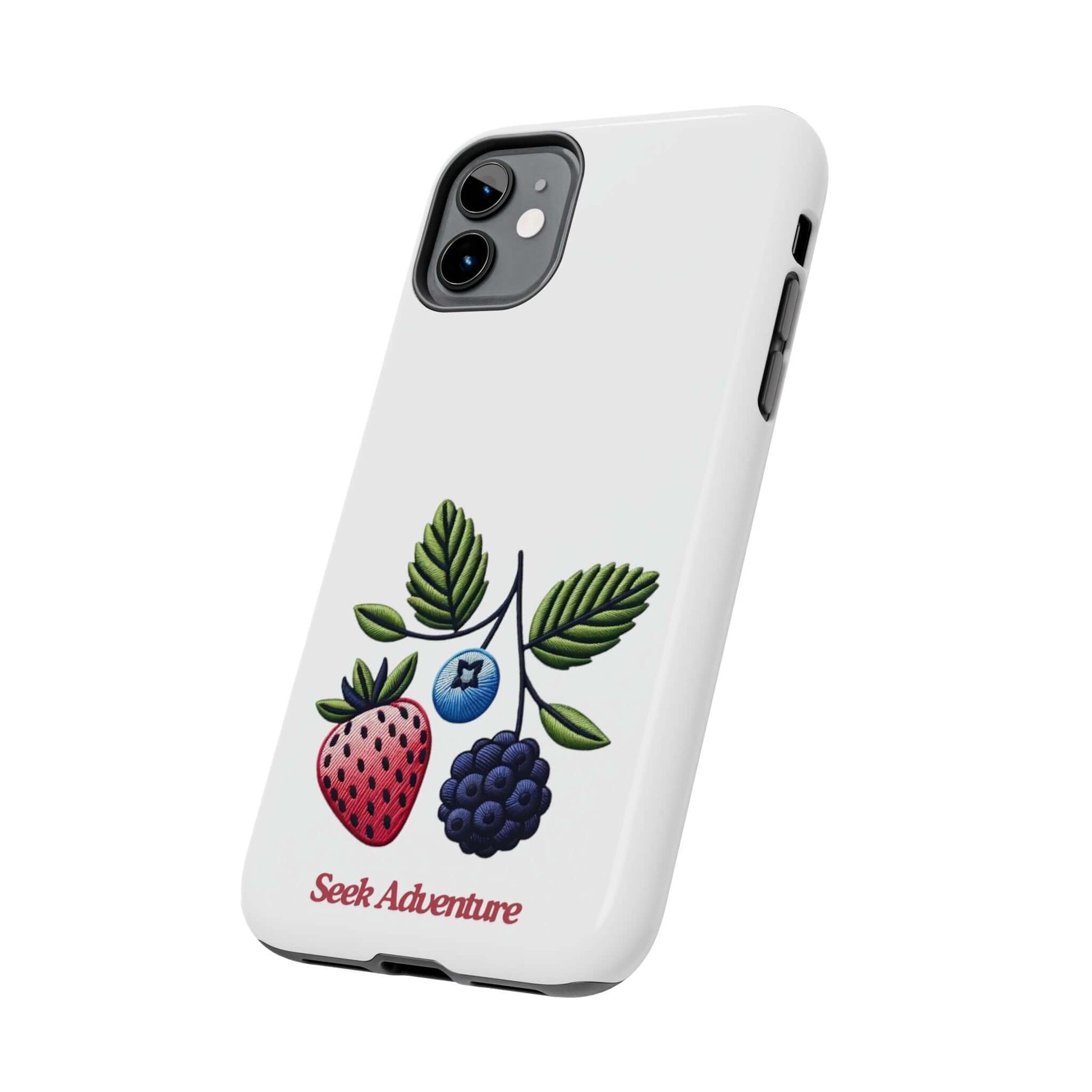 Strawberry, Blueberry, and Blackberry - Tough Phone Cases - Phone Case by Seek Adventure | Seek Adventure'