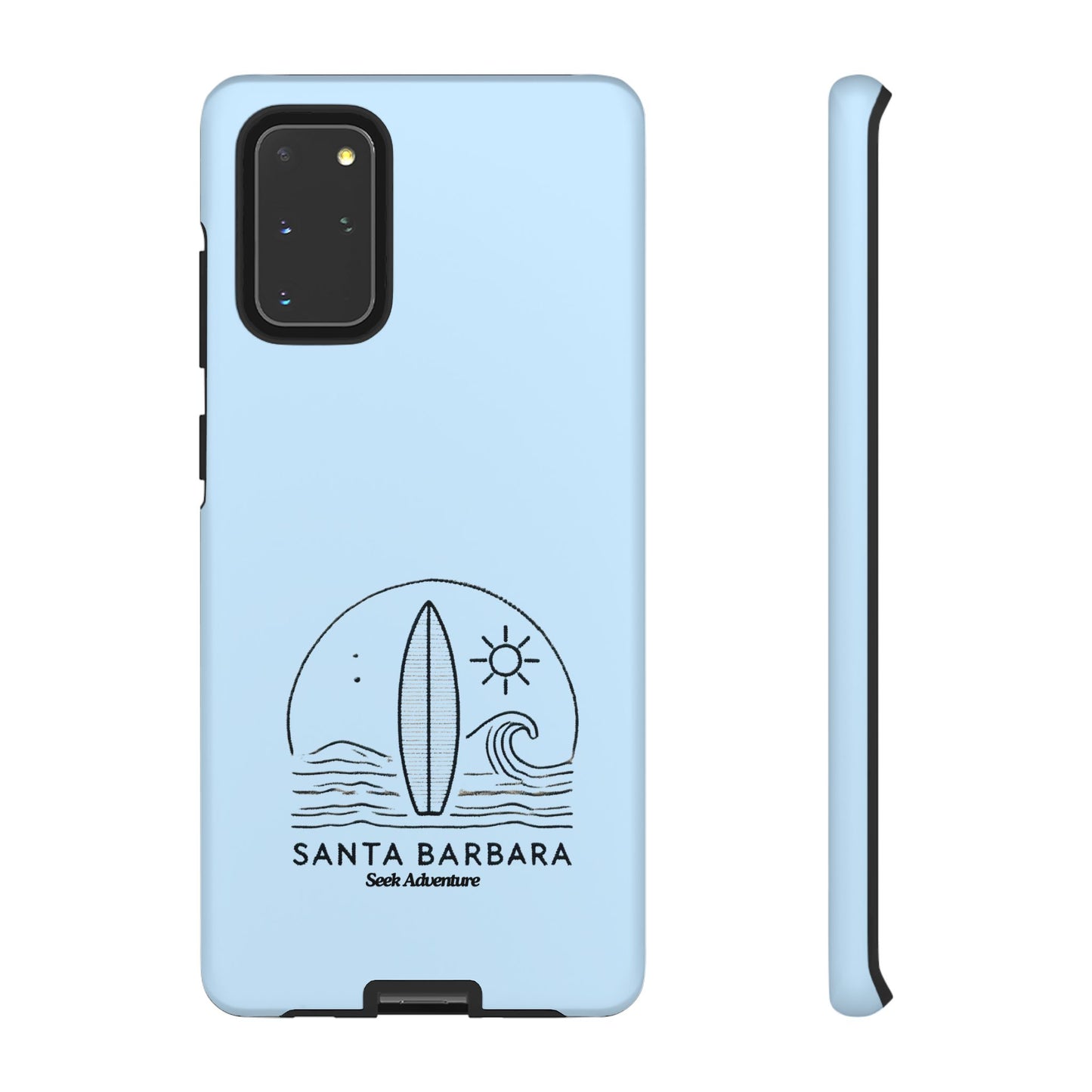 Santa Barbara California Surfboard - Tough Case