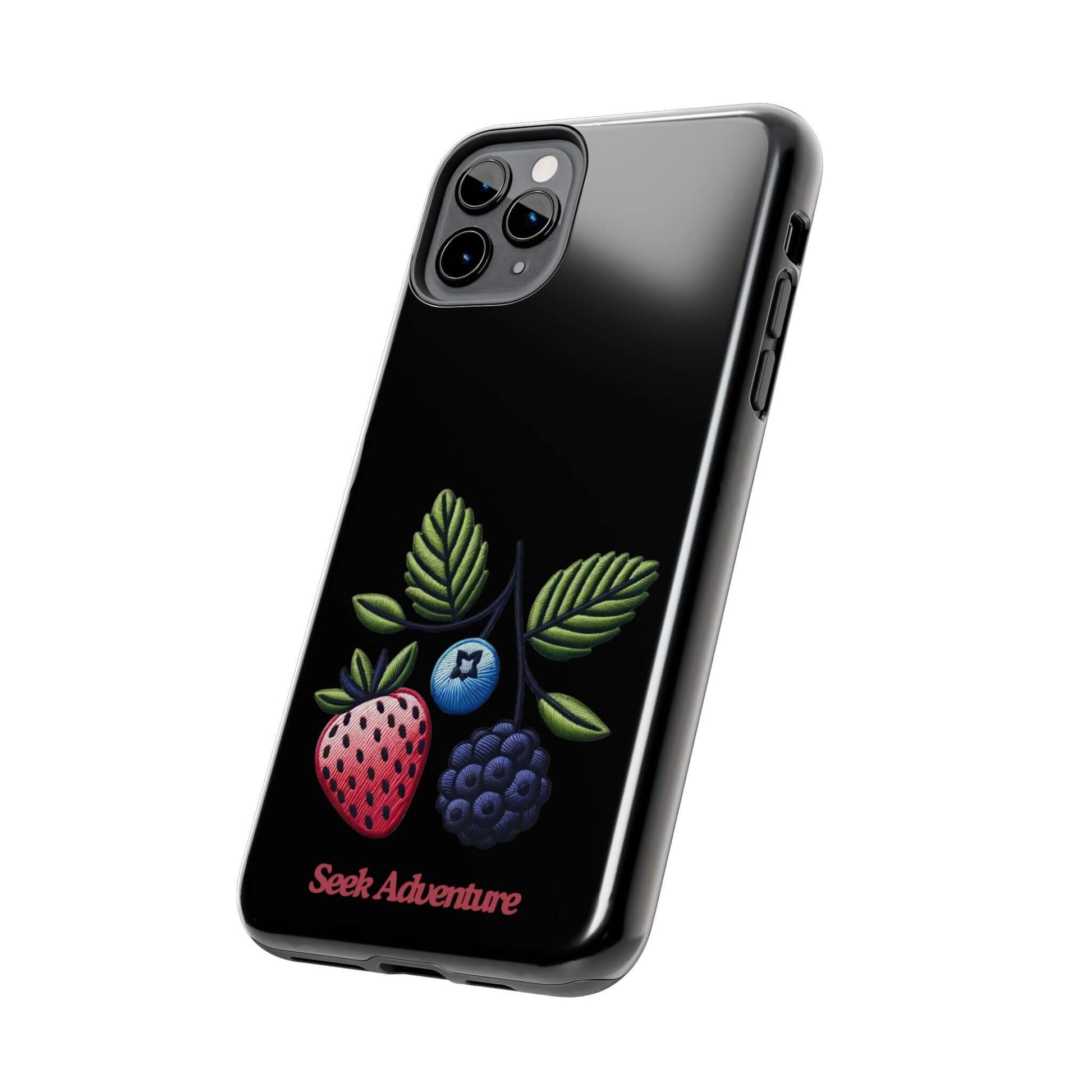 Strawberry, Blueberry, and Blackberry - Tough Phone Case - Phone Case by Seek Adventure | Seek Adventure'