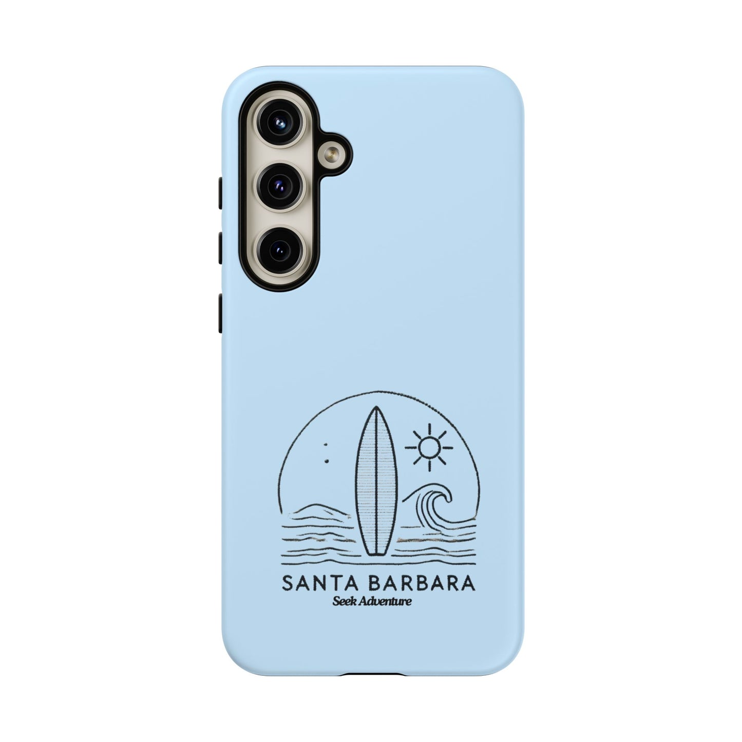 Santa Barbara California Surfboard - Tough Case