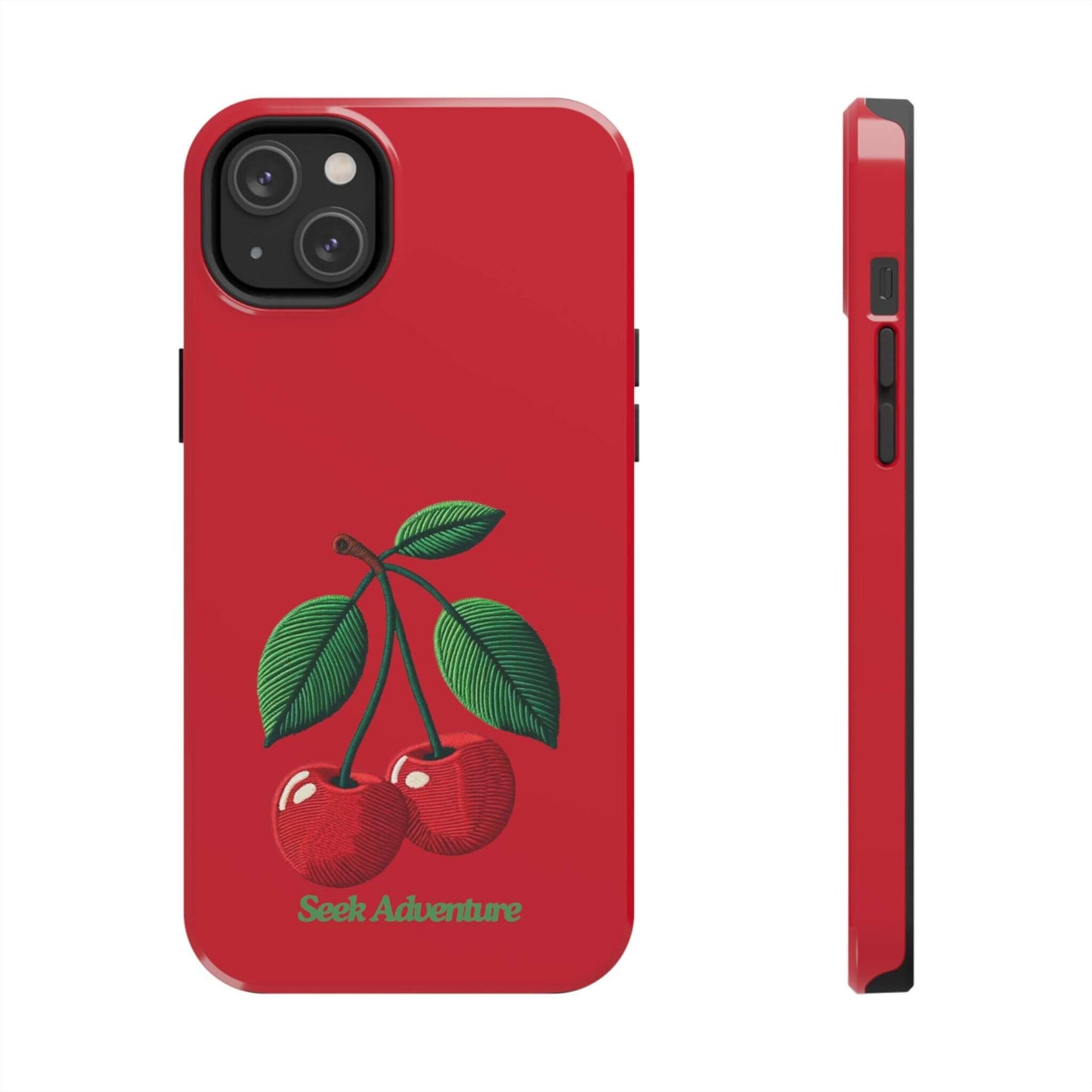 Two Cherries - Tough Phone Case - Phone Case by Seek Adventure | Seek Adventure'