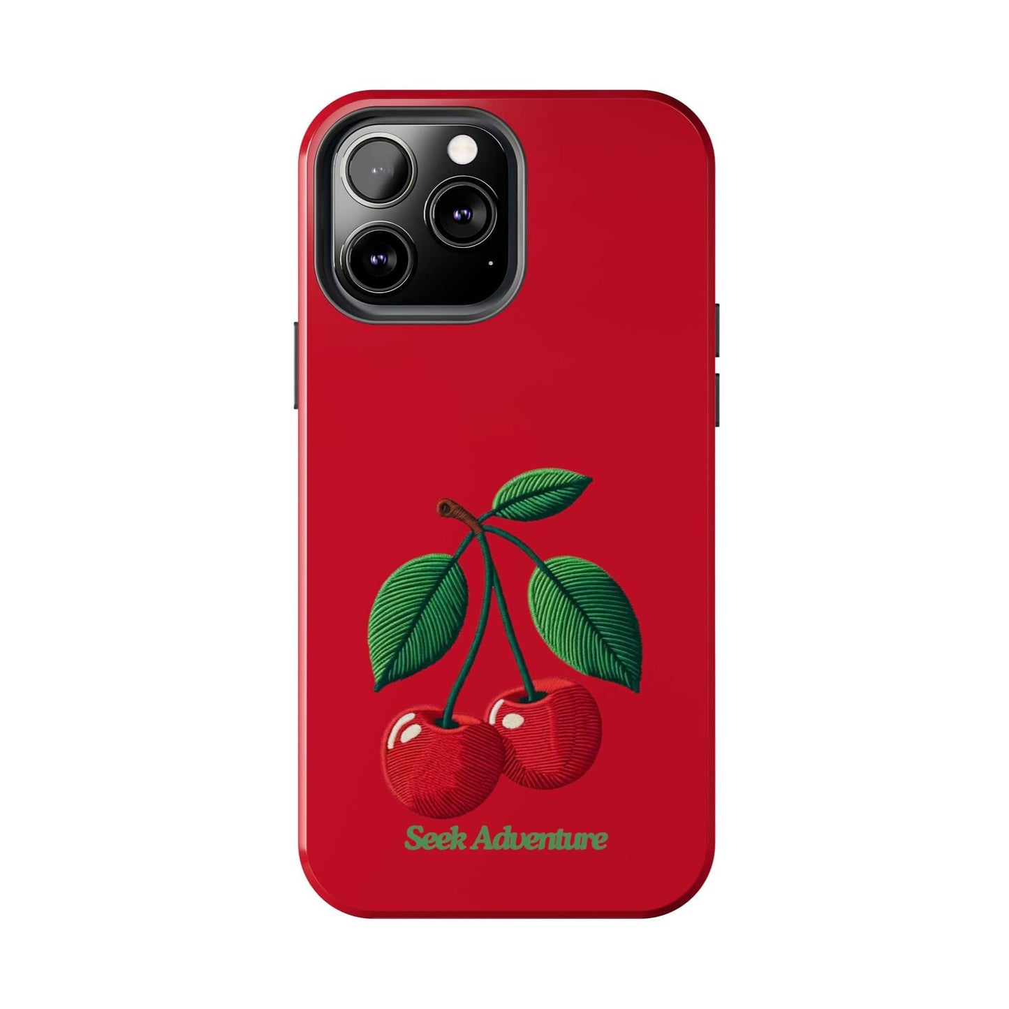 Two Cherries - Tough Phone Case - Phone Case by Seek Adventure | Seek Adventure'