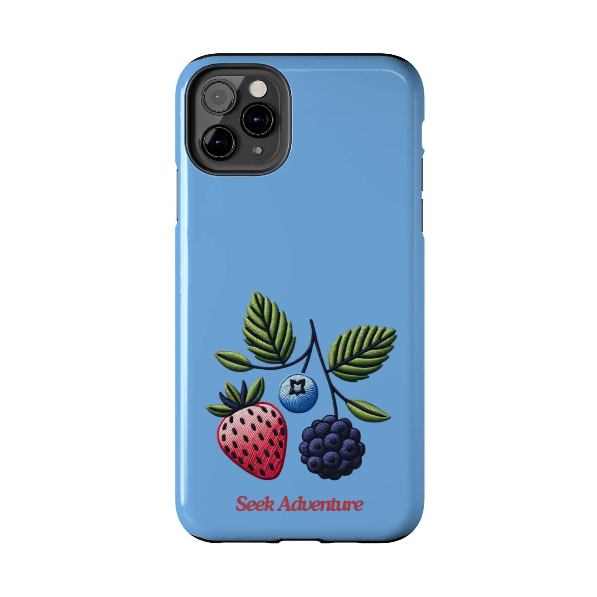 Strawberry, Blueberry, and Blackberry - Tough Phone Cases - Phone Case by Seek Adventure | Seek Adventure'