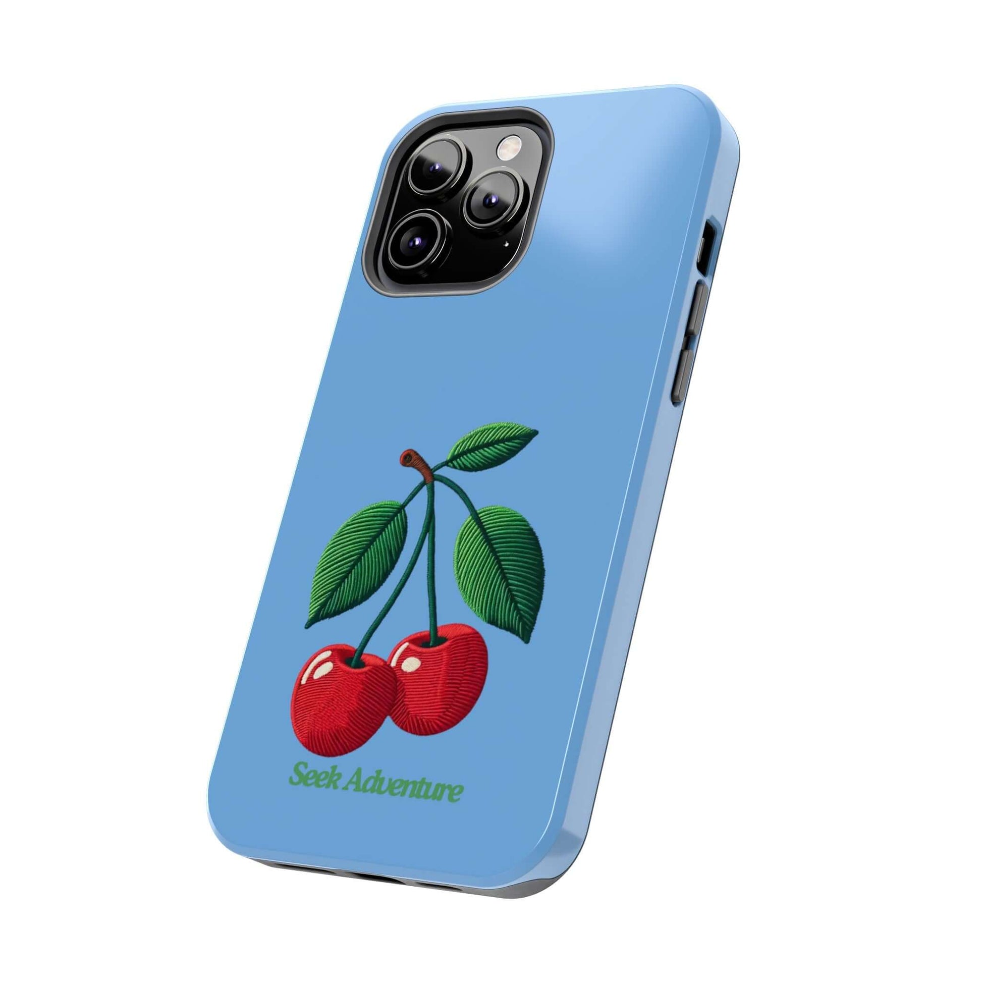 Two Cherries - Tough Phone Case - Phone Case by Seek Adventure | Seek Adventure'