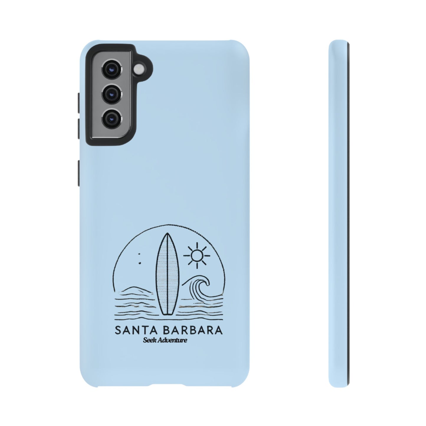 Santa Barbara California Surfboard - Tough Case