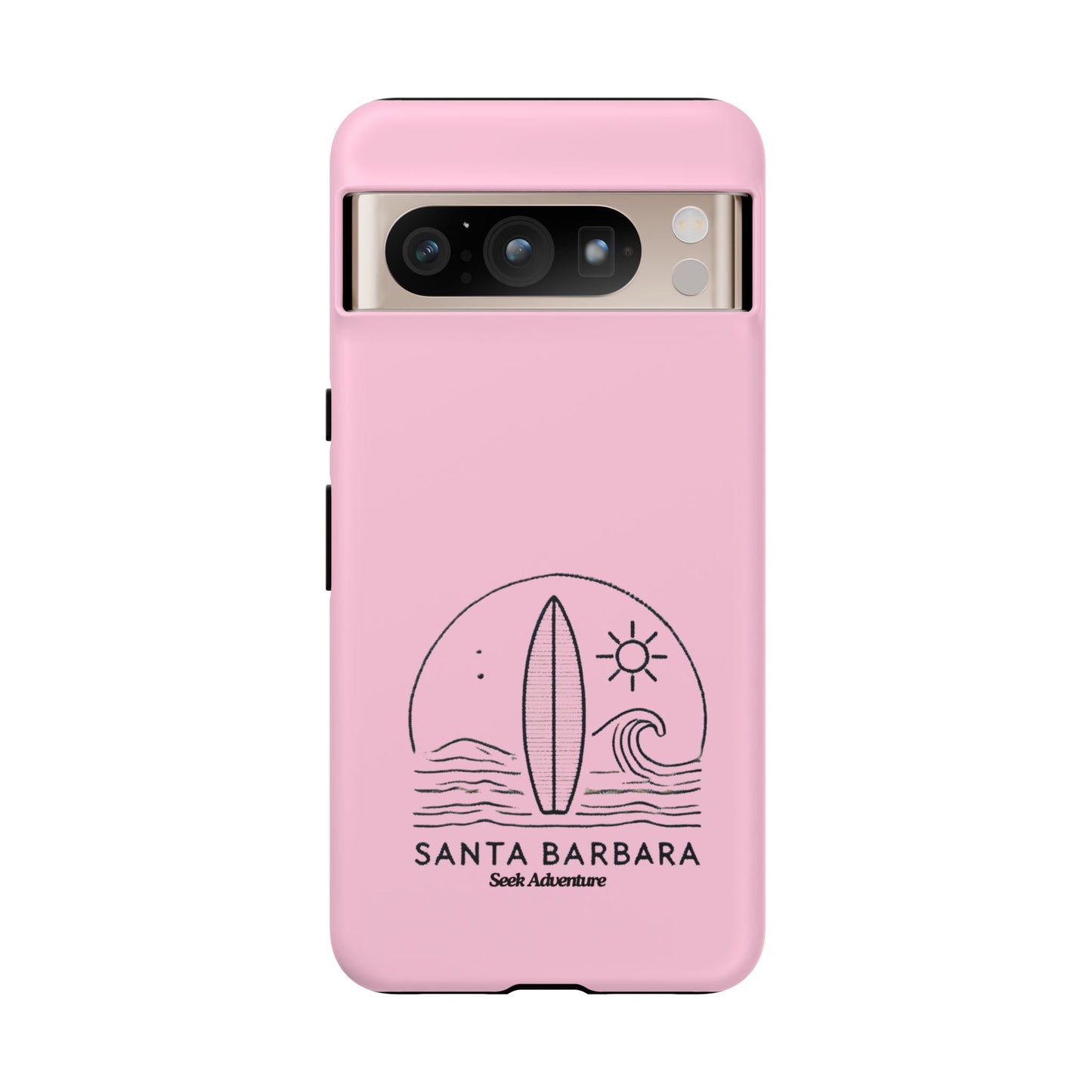 Santa Barbara California Surfboard - Tough Case