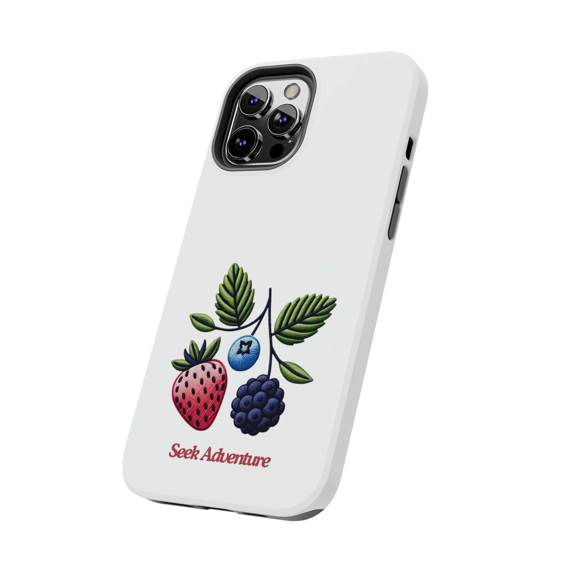 Strawberry, Blueberry, and Blackberry - Tough Phone Cases - Phone Case by Seek Adventure | Seek Adventure'