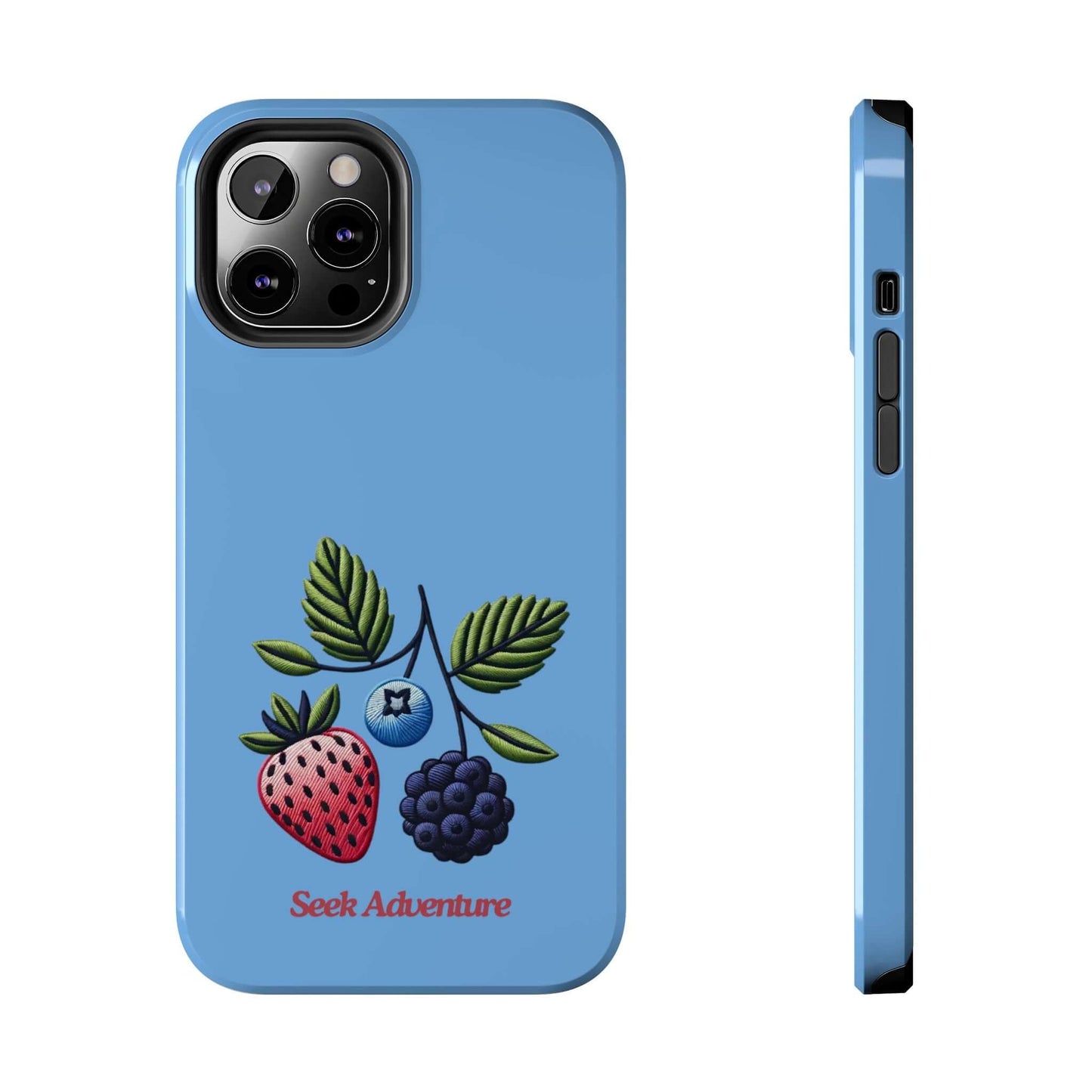 Strawberry, Blueberry, and Blackberry - Tough Phone Cases - Phone Case by Seek Adventure | Seek Adventure'