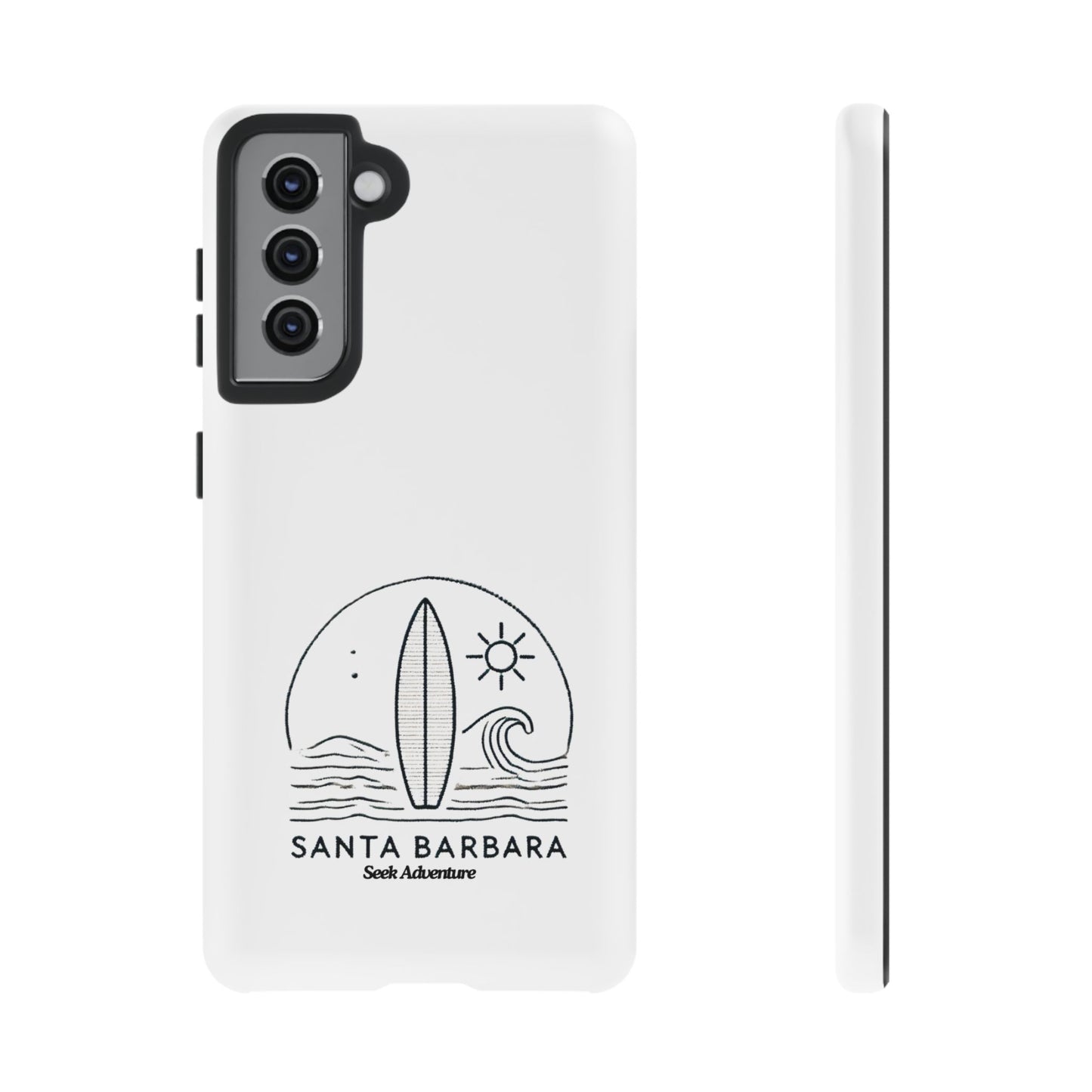 Santa Barbara California Surfboard - Tough Case