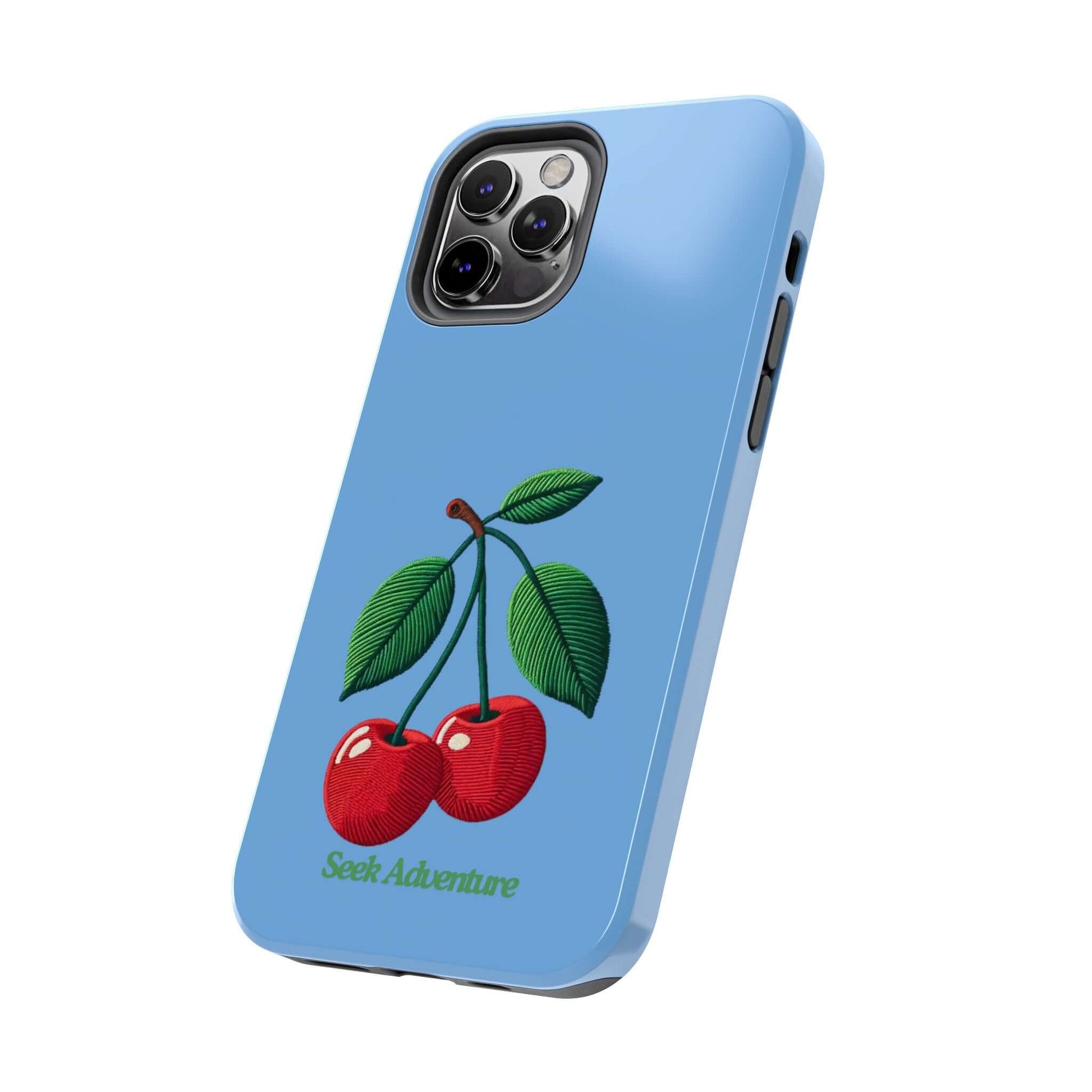 Two Cherries - Tough Phone Case - Phone Case by Seek Adventure | Seek Adventure'