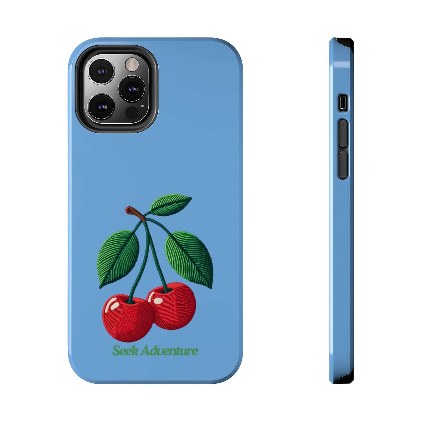 Two Cherries - Tough Phone Case - Phone Case by Seek Adventure | Seek Adventure'