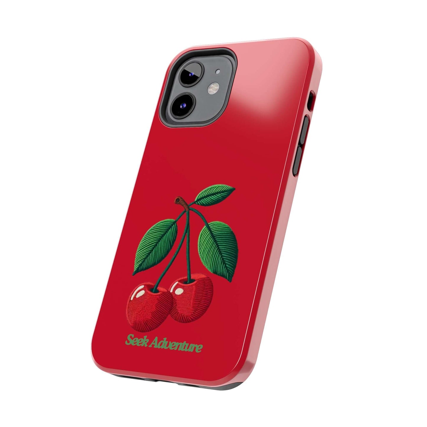 Two Cherries - Tough Phone Case - Phone Case by Seek Adventure | Seek Adventure'