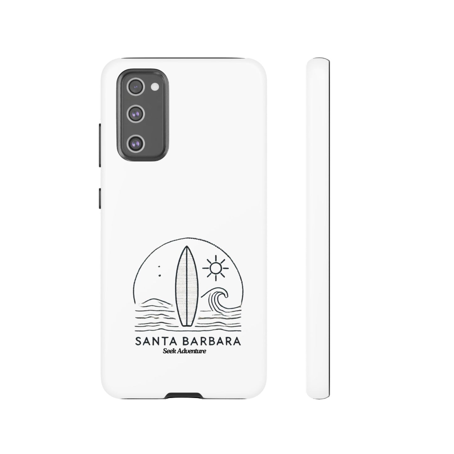 Santa Barbara California Surfboard - Tough Case