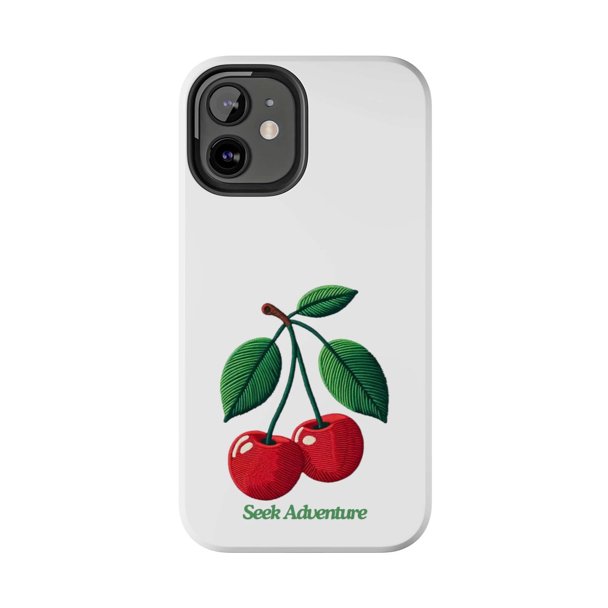 Two Cherries - Tough Phone Case - Phone Case by Seek Adventure | Seek Adventure'