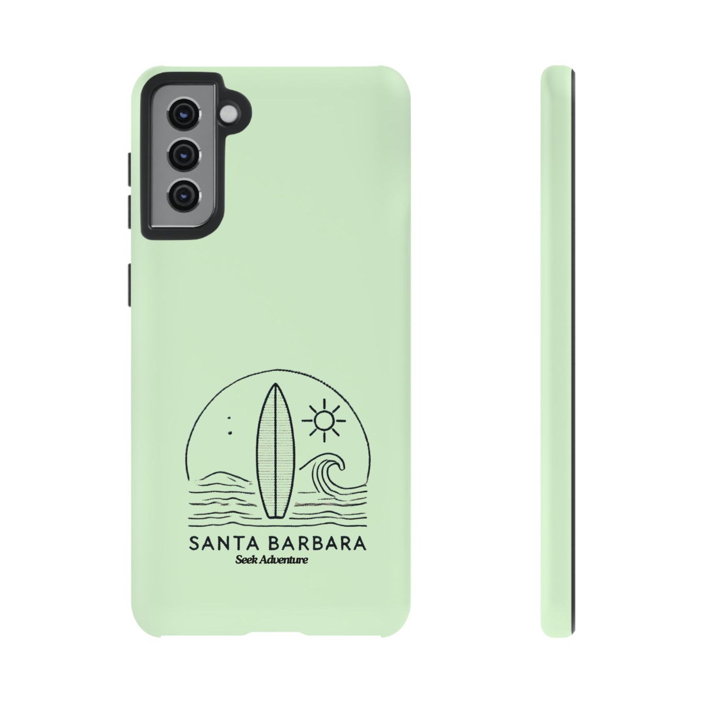 Santa Barbara California Surfboard - Tough Case