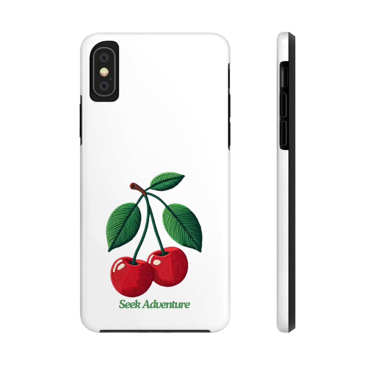 Two Cherries - Tough Phone Case - Phone Case by Seek Adventure | Seek Adventure'