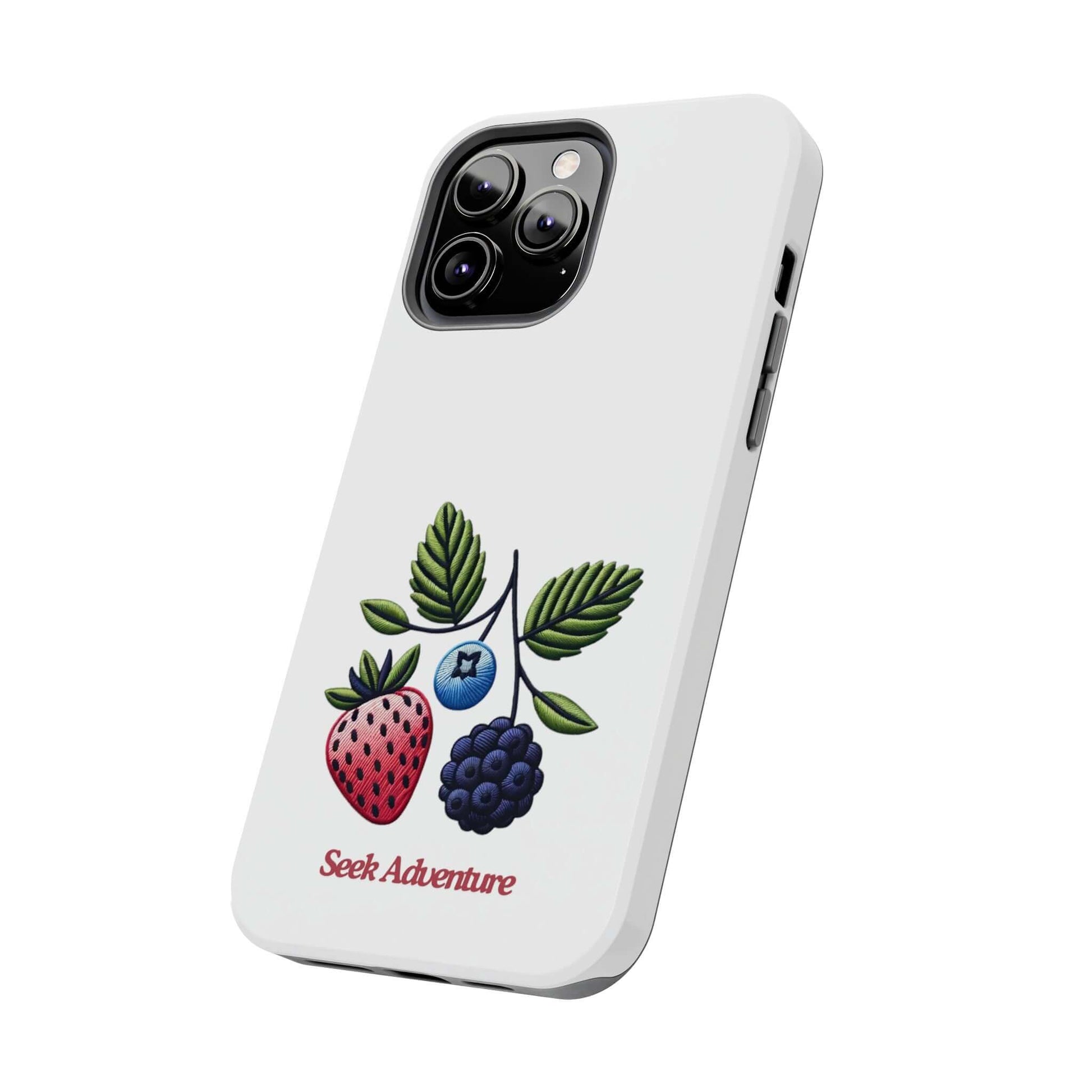 Strawberry, Blueberry, and Blackberry - Tough Phone Cases - Phone Case by Seek Adventure | Seek Adventure'