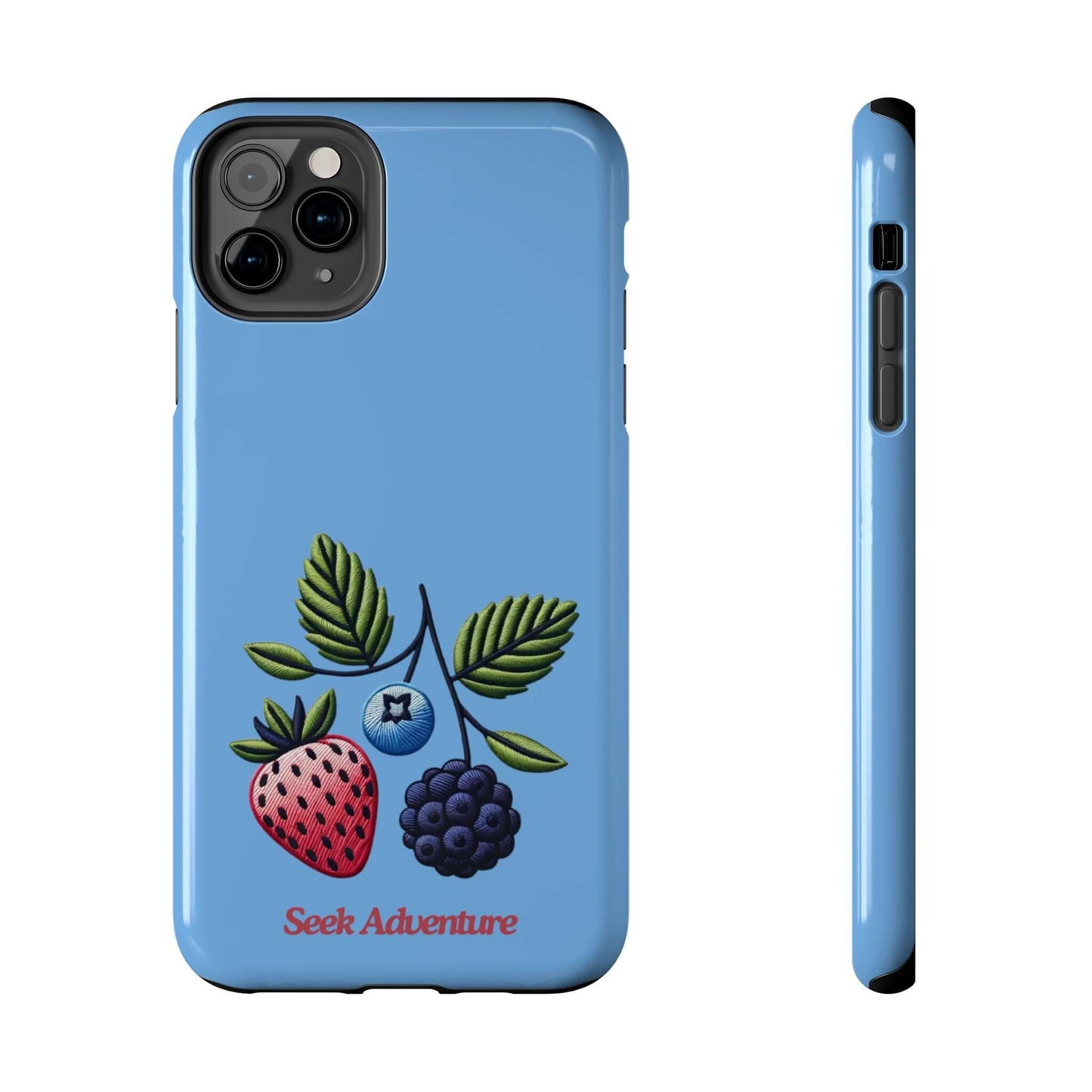 Strawberry, Blueberry, and Blackberry - Tough Phone Cases - Phone Case by Seek Adventure | Seek Adventure'