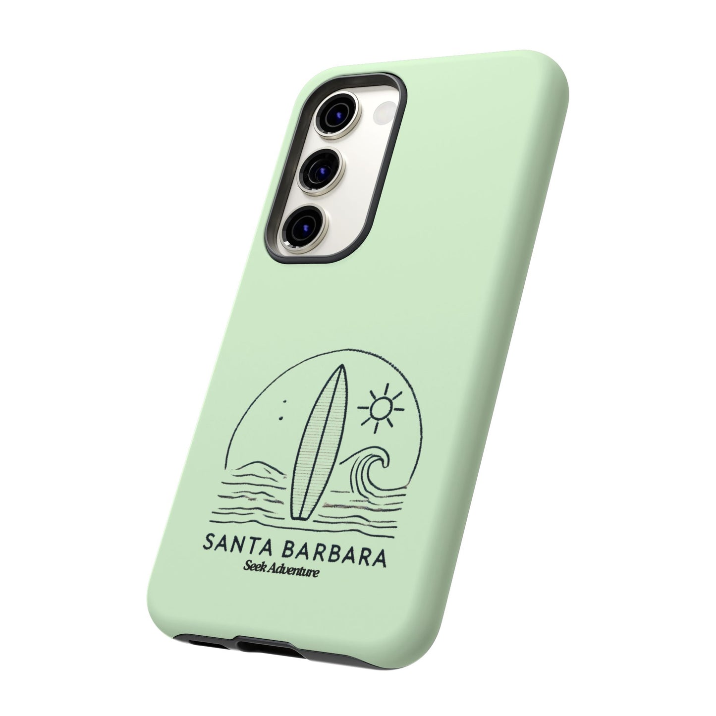 Santa Barbara California Surfboard - Tough Case