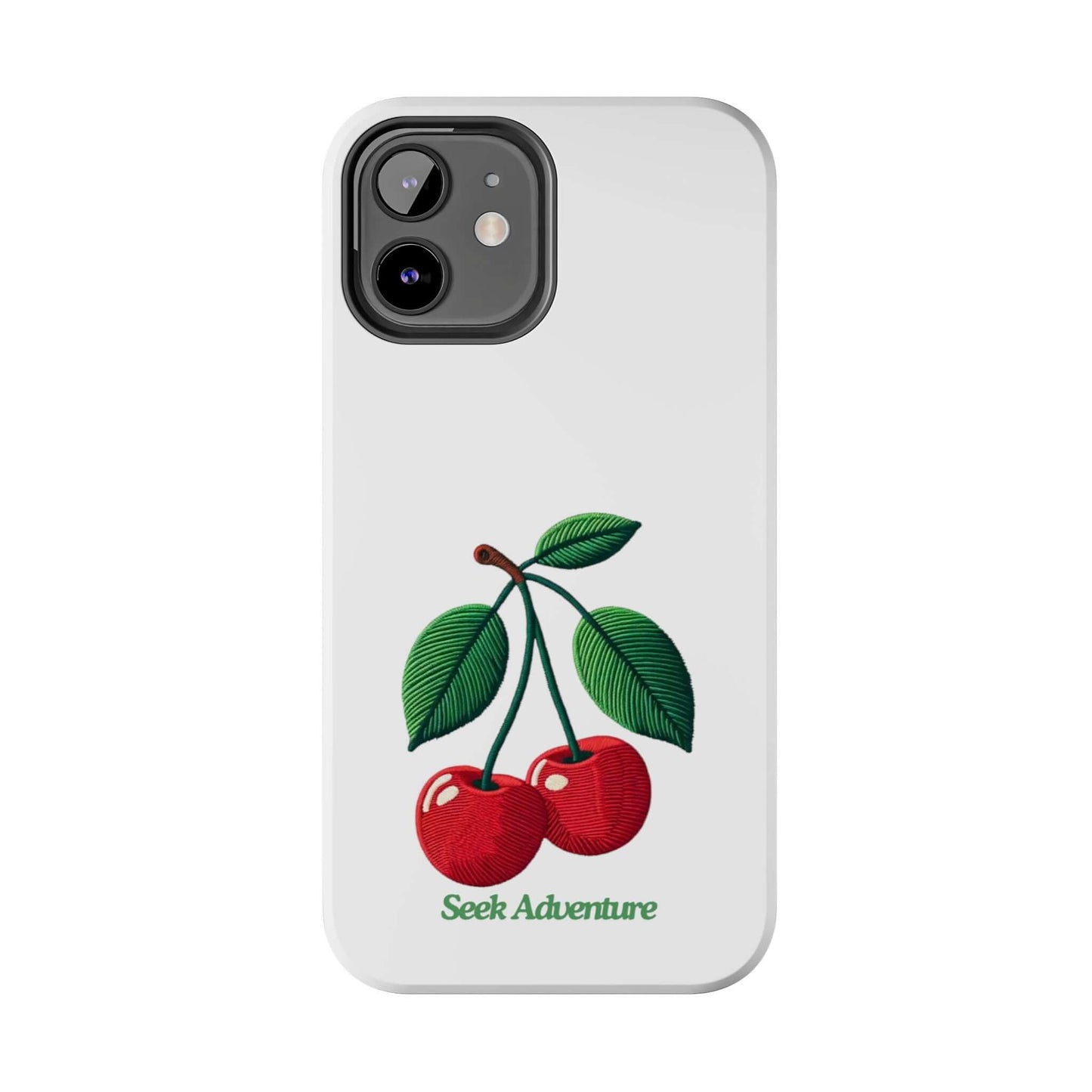 Two Cherries - Tough Phone Case - Phone Case by Seek Adventure | Seek Adventure'