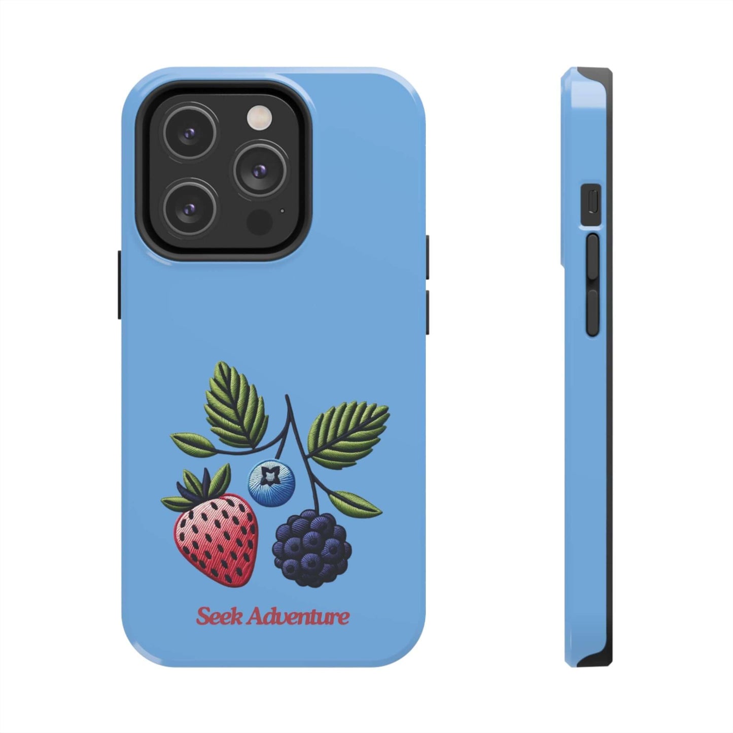 Strawberry, Blueberry, and Blackberry - Tough Phone Cases - Phone Case by Seek Adventure | Seek Adventure'