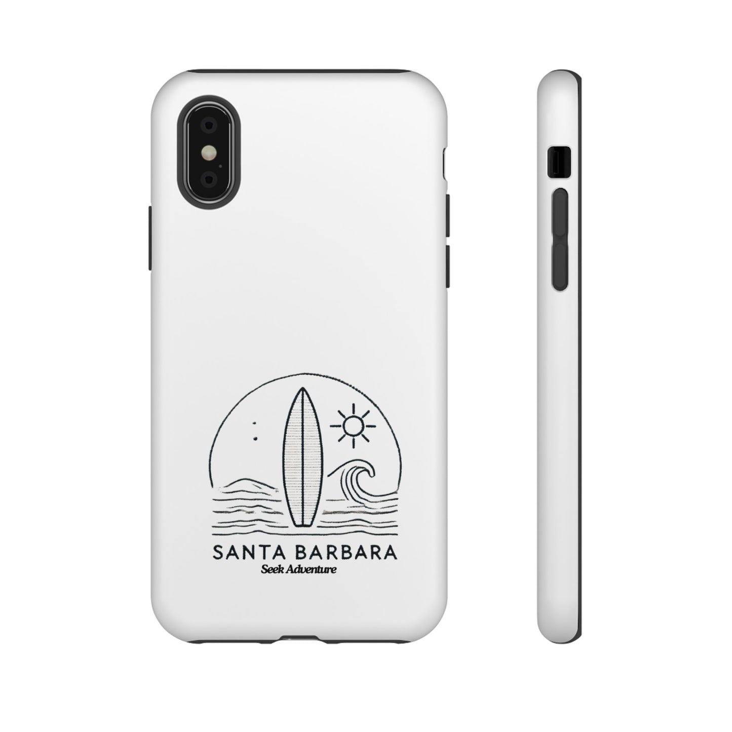 Santa Barbara California Surfboard - Tough Case