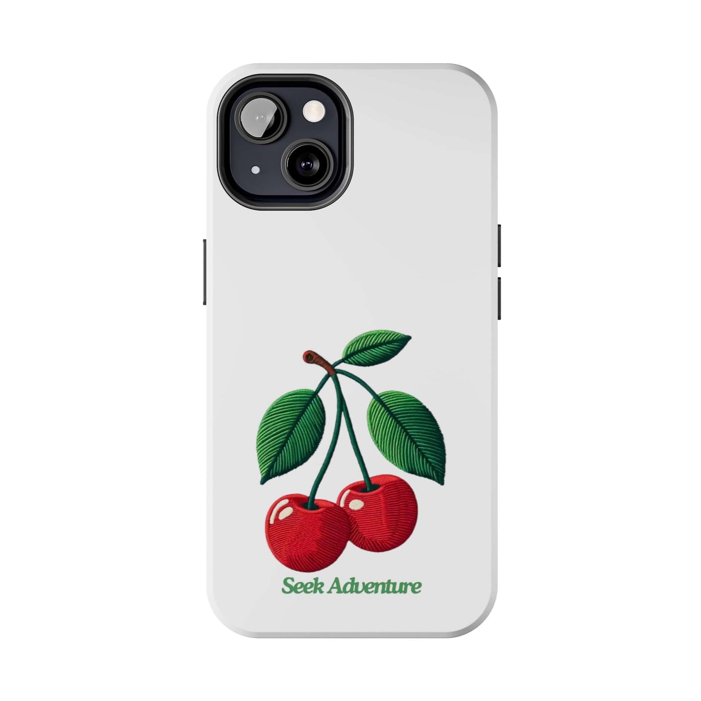 Two Cherries - Tough Phone Case - Phone Case by Seek Adventure | Seek Adventure'