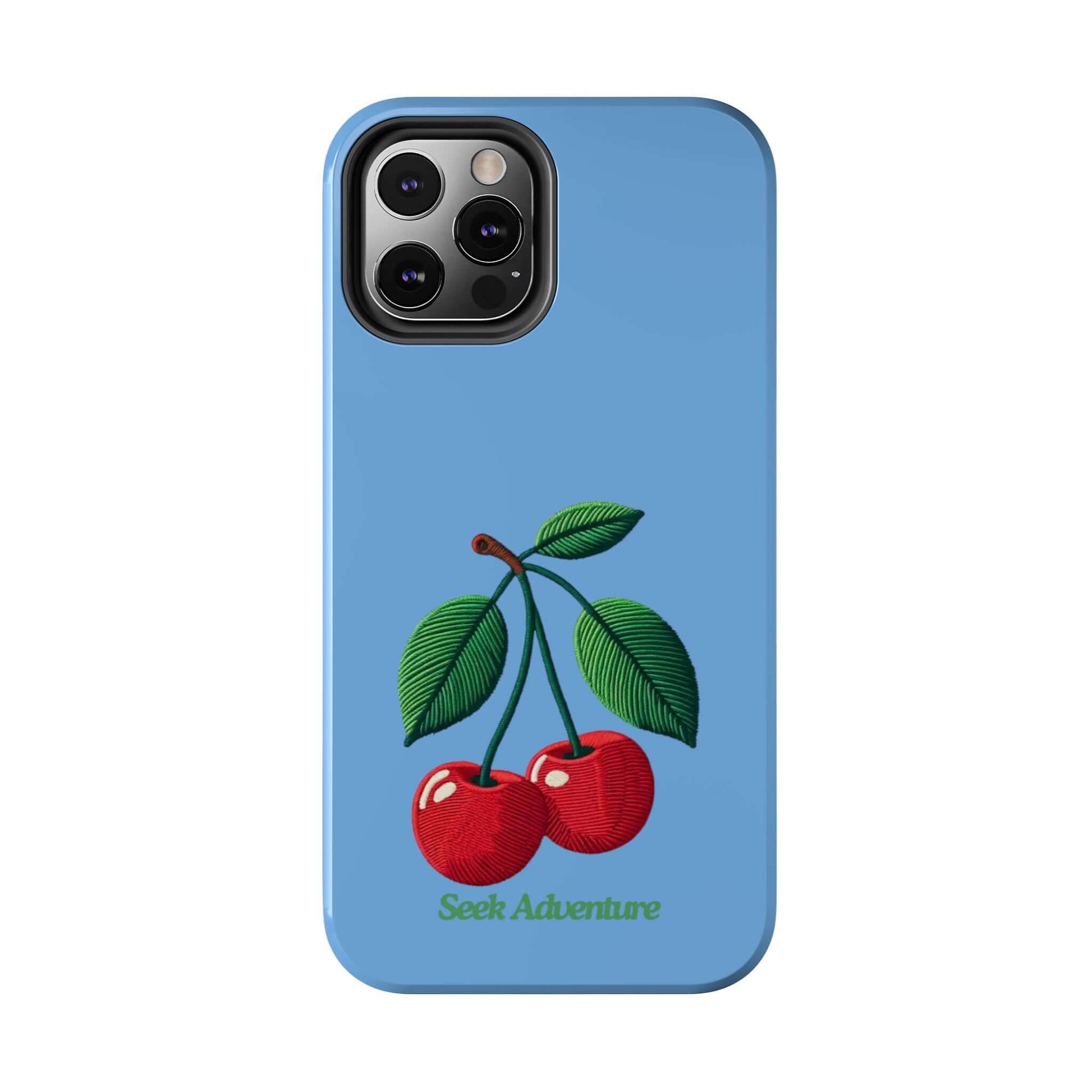 Two Cherries - Tough Phone Case - Phone Case by Seek Adventure | Seek Adventure'