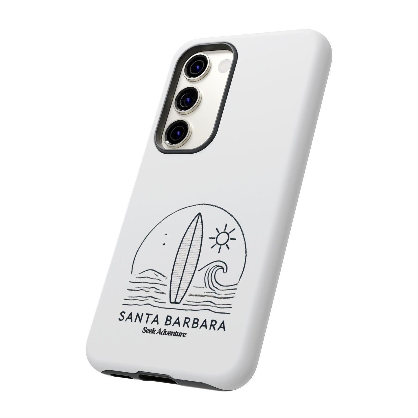 Santa Barbara California Surfboard - Tough Case