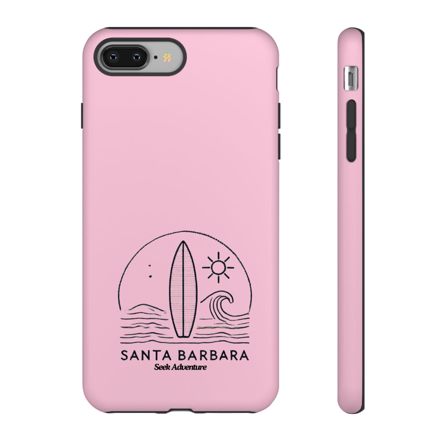 Santa Barbara California Surfboard - Tough Case