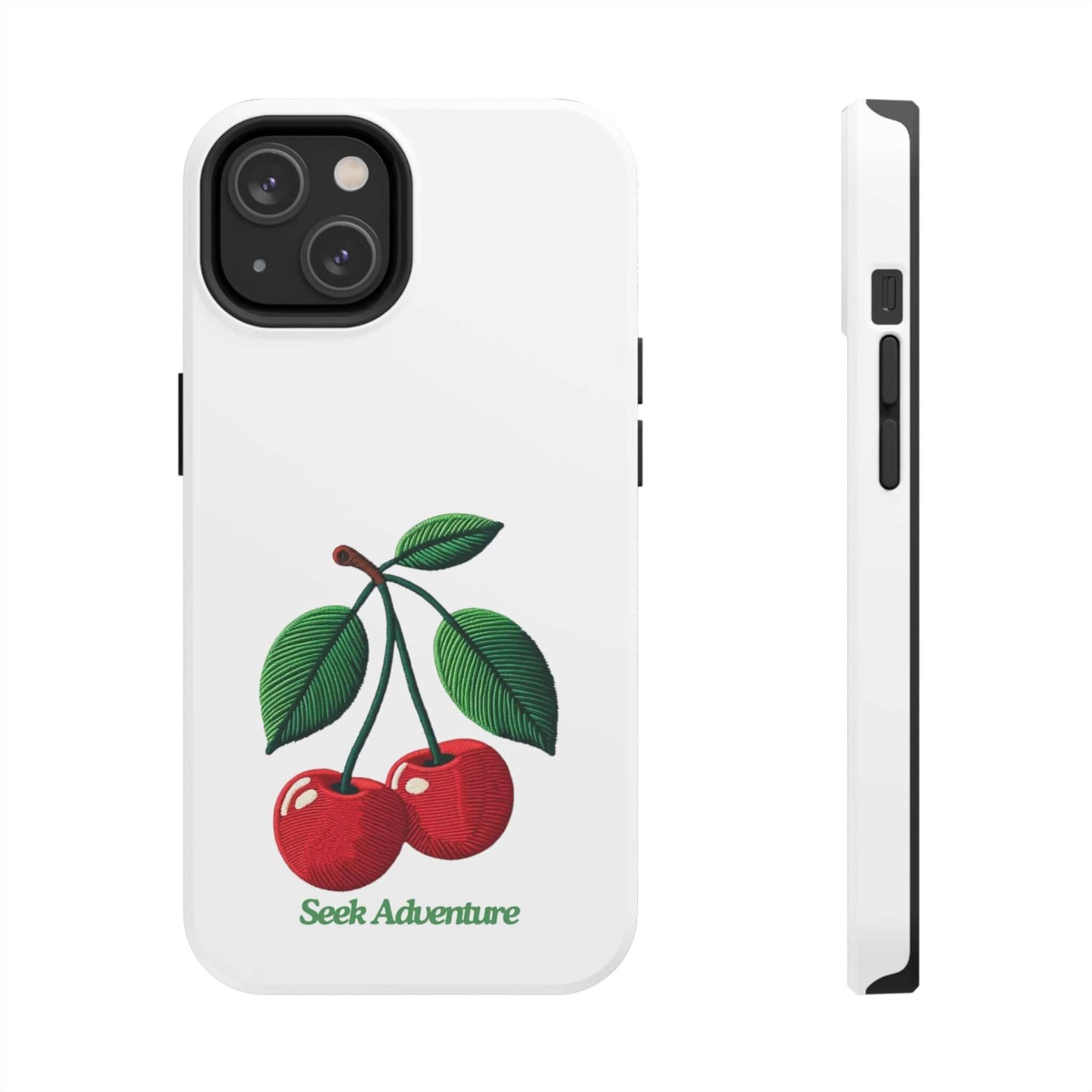 Two Cherries - Tough Phone Case - Phone Case by Seek Adventure | Seek Adventure'