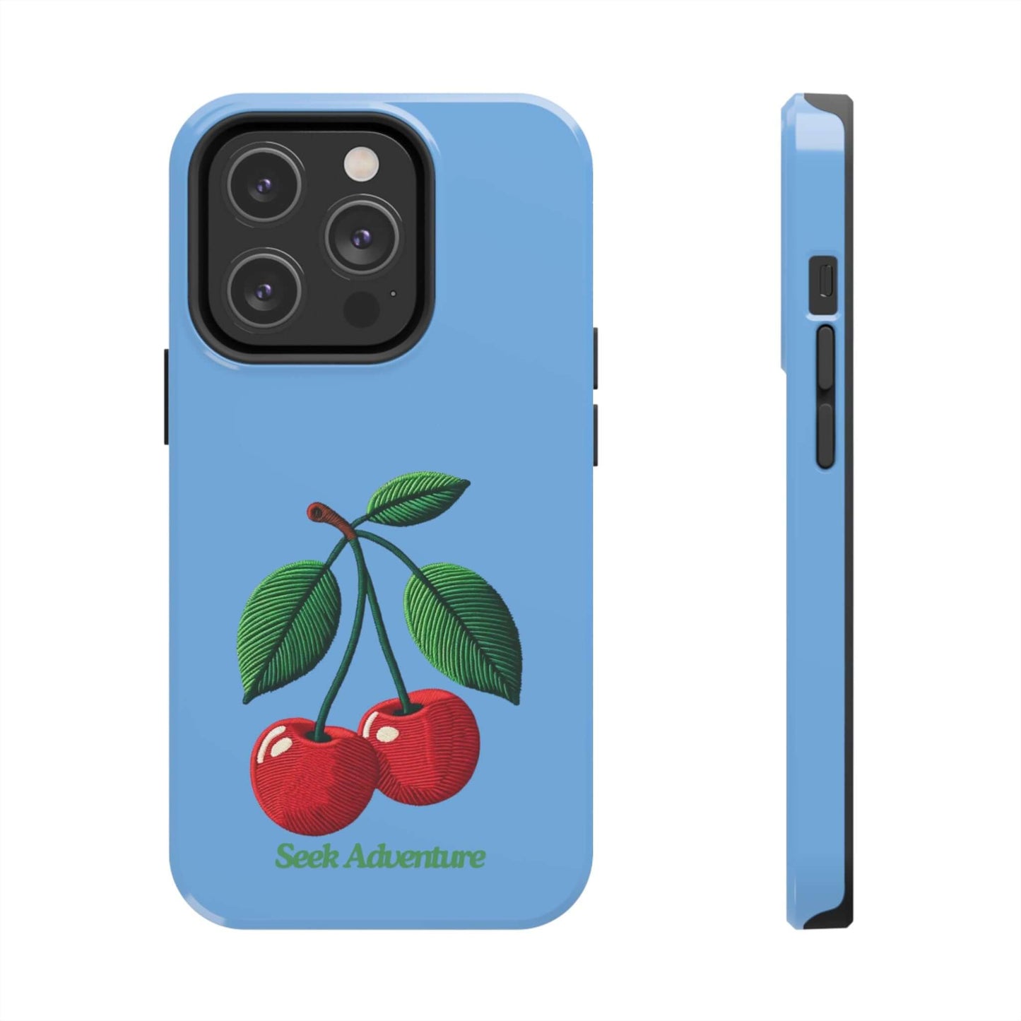 Two Cherries - Tough Phone Case - Phone Case by Seek Adventure | Seek Adventure'