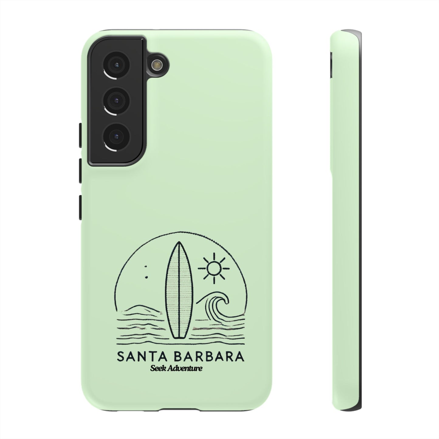 Santa Barbara California Surfboard - Tough Case